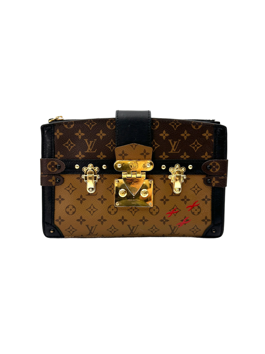 Louis Vuitton Trunk Clutch Monogram Canvas Bag LV2587