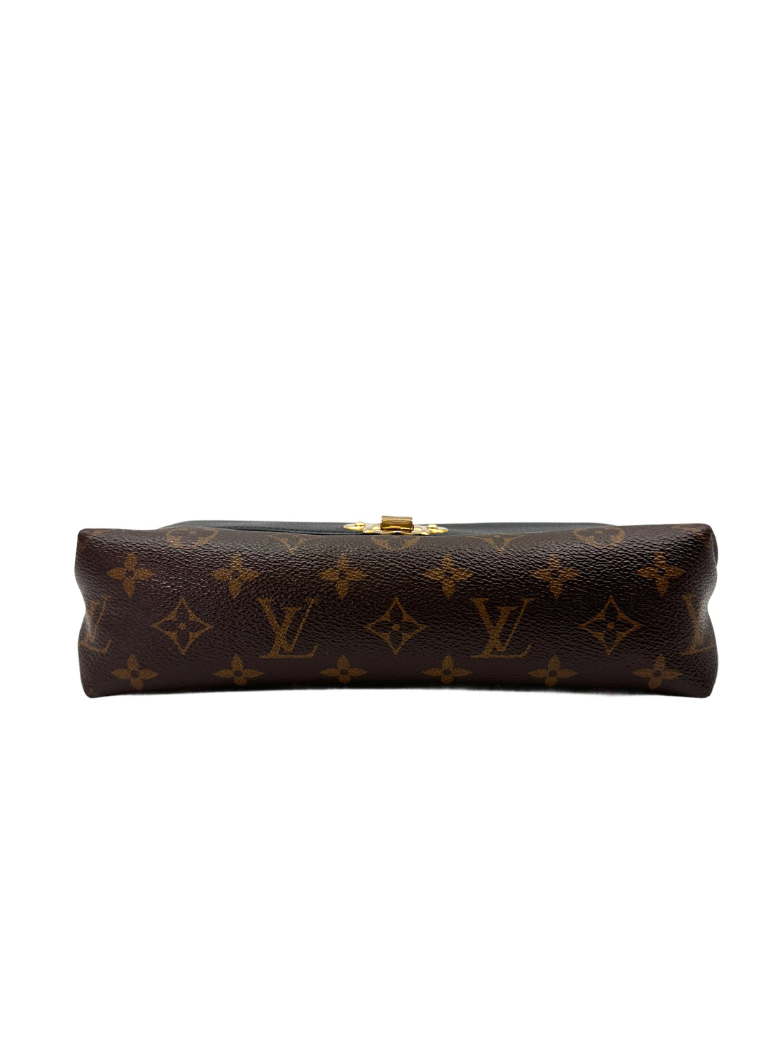 Louis Vuitton Saint Placide Monogram Canvas & Black Leather Chain Shoulder Bag LV2588