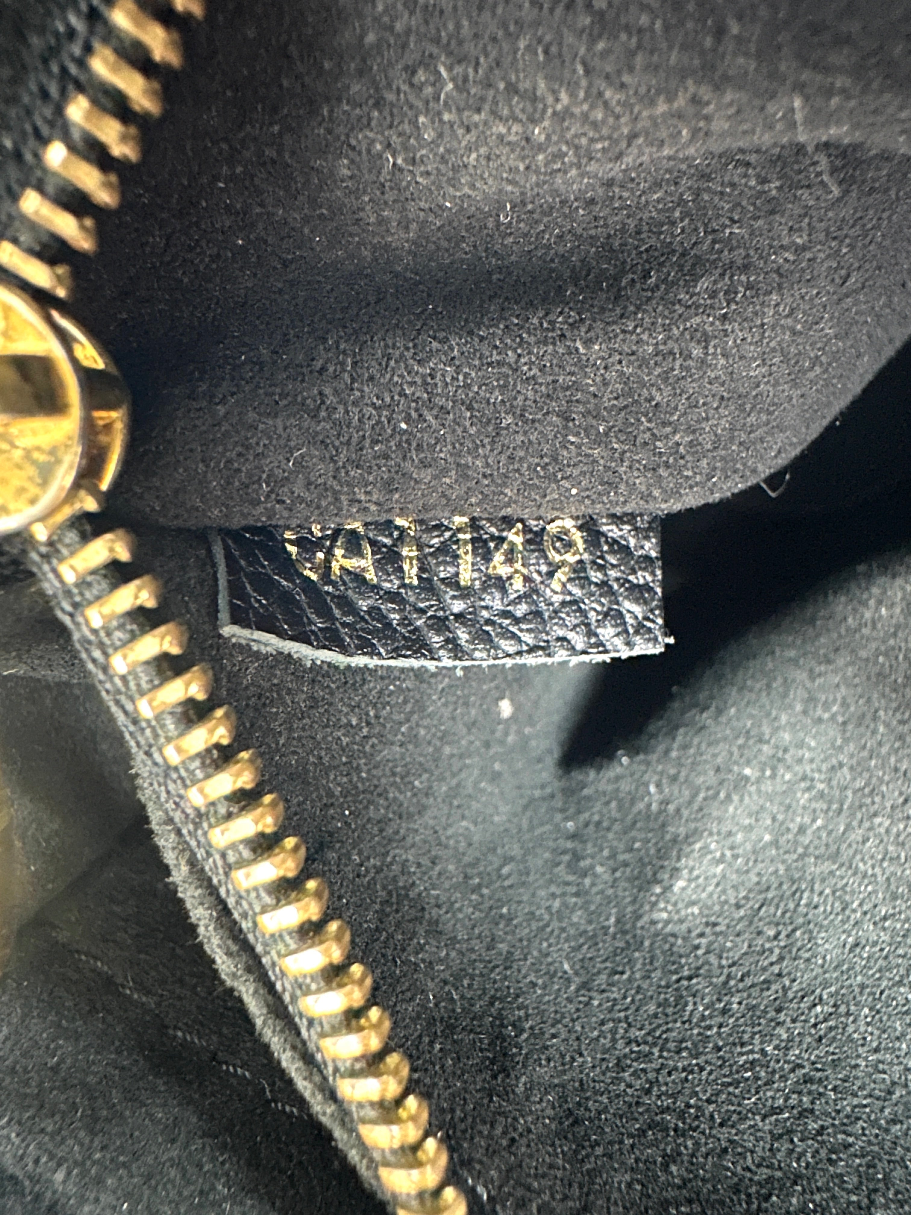 Louis Vuitton Saint Placide Monogram Canvas & Black Leather Chain Shoulder Bag LV2588