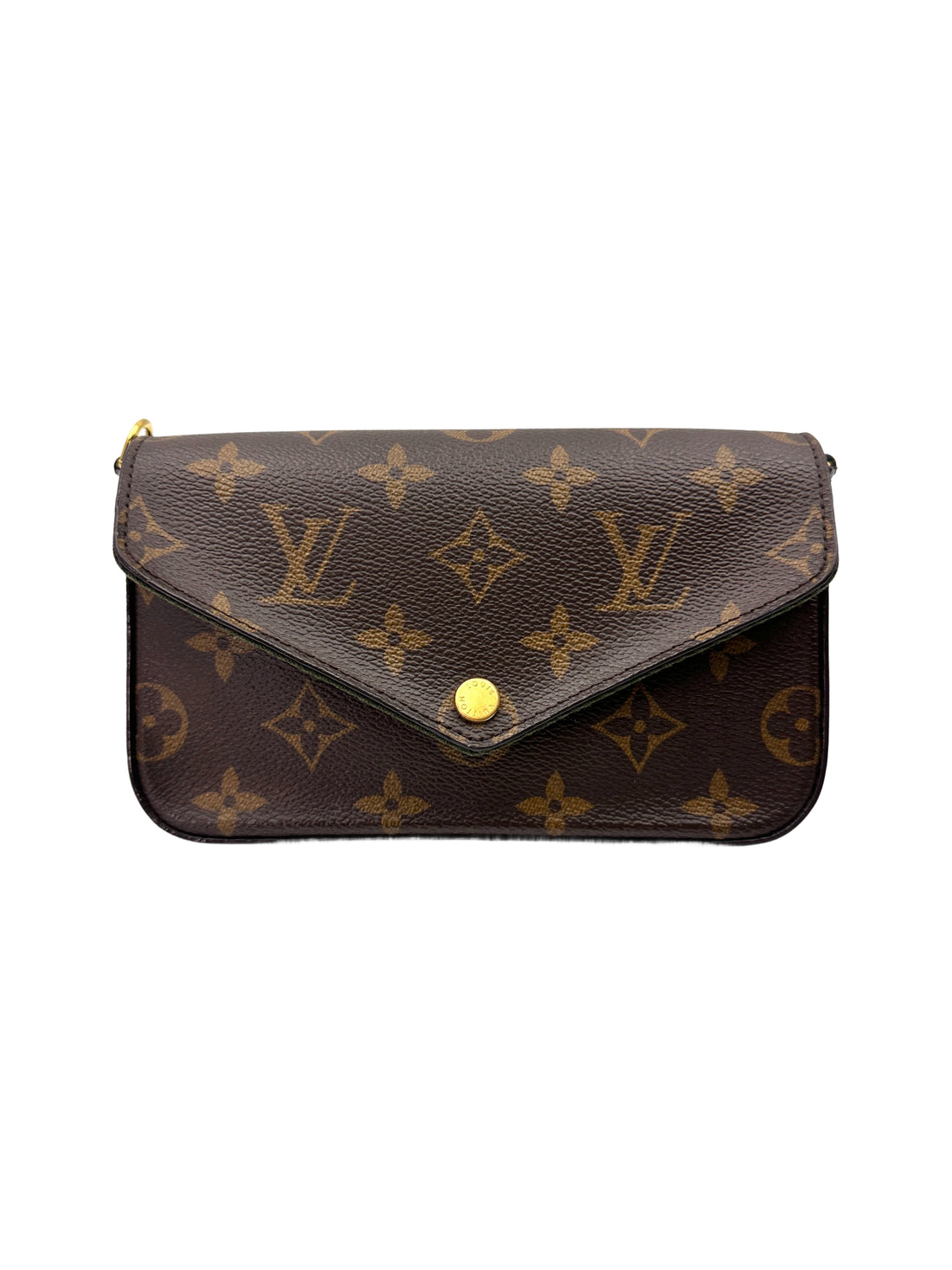 Louis Vuitton Brown Monogram Canvas Pochette Felicie LV2586