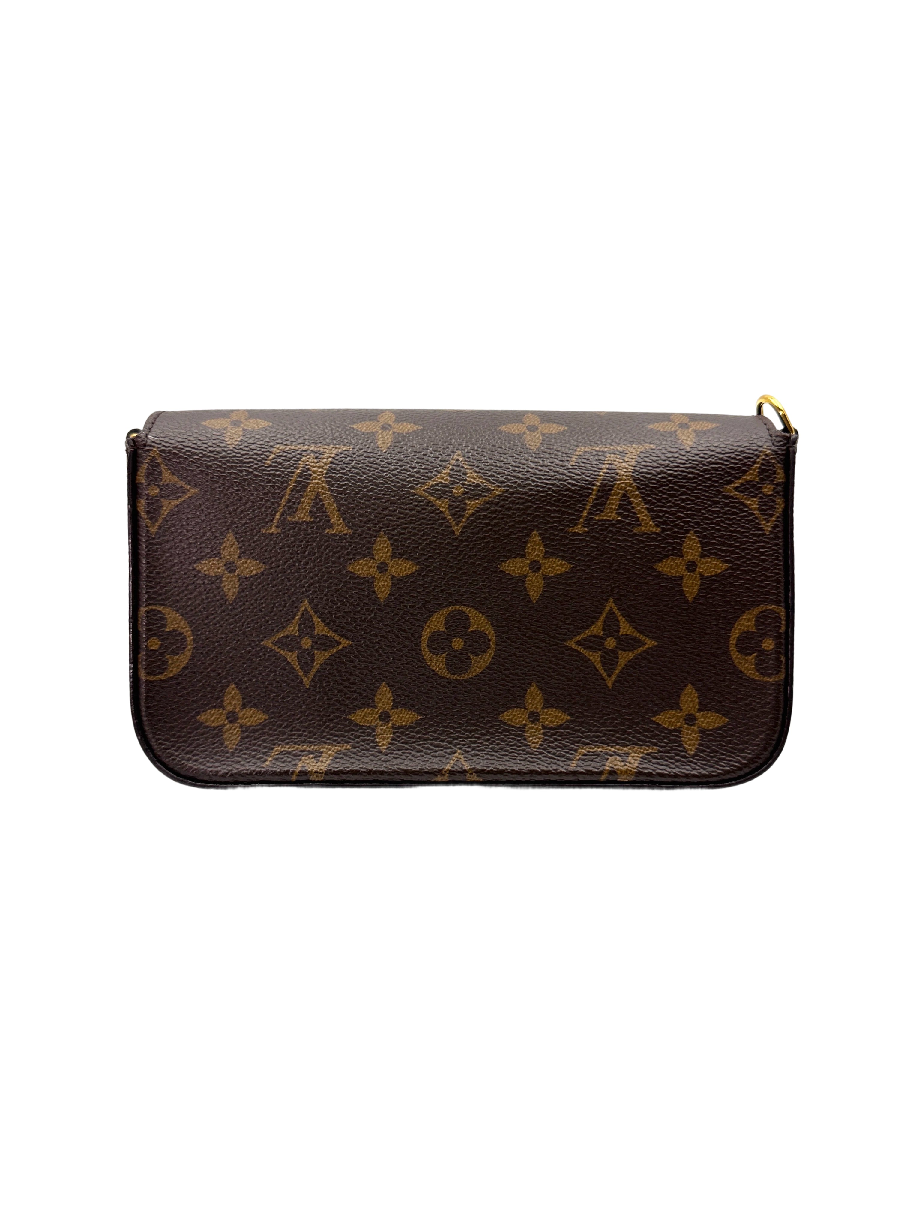 Louis Vuitton Brown Monogram Canvas Pochette Felicie LV2586