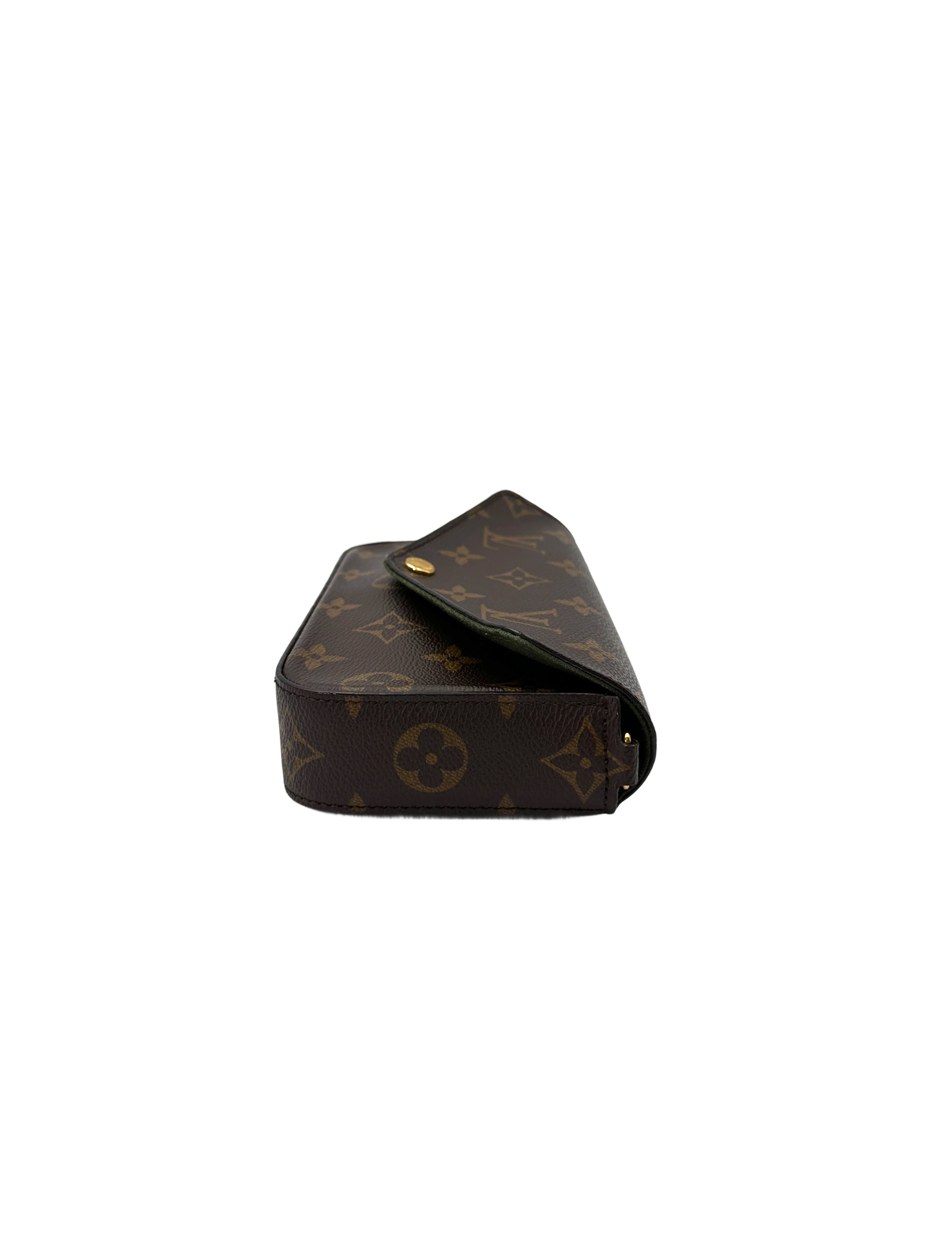 Louis Vuitton Brown Monogram Canvas Pochette Felicie LV2586