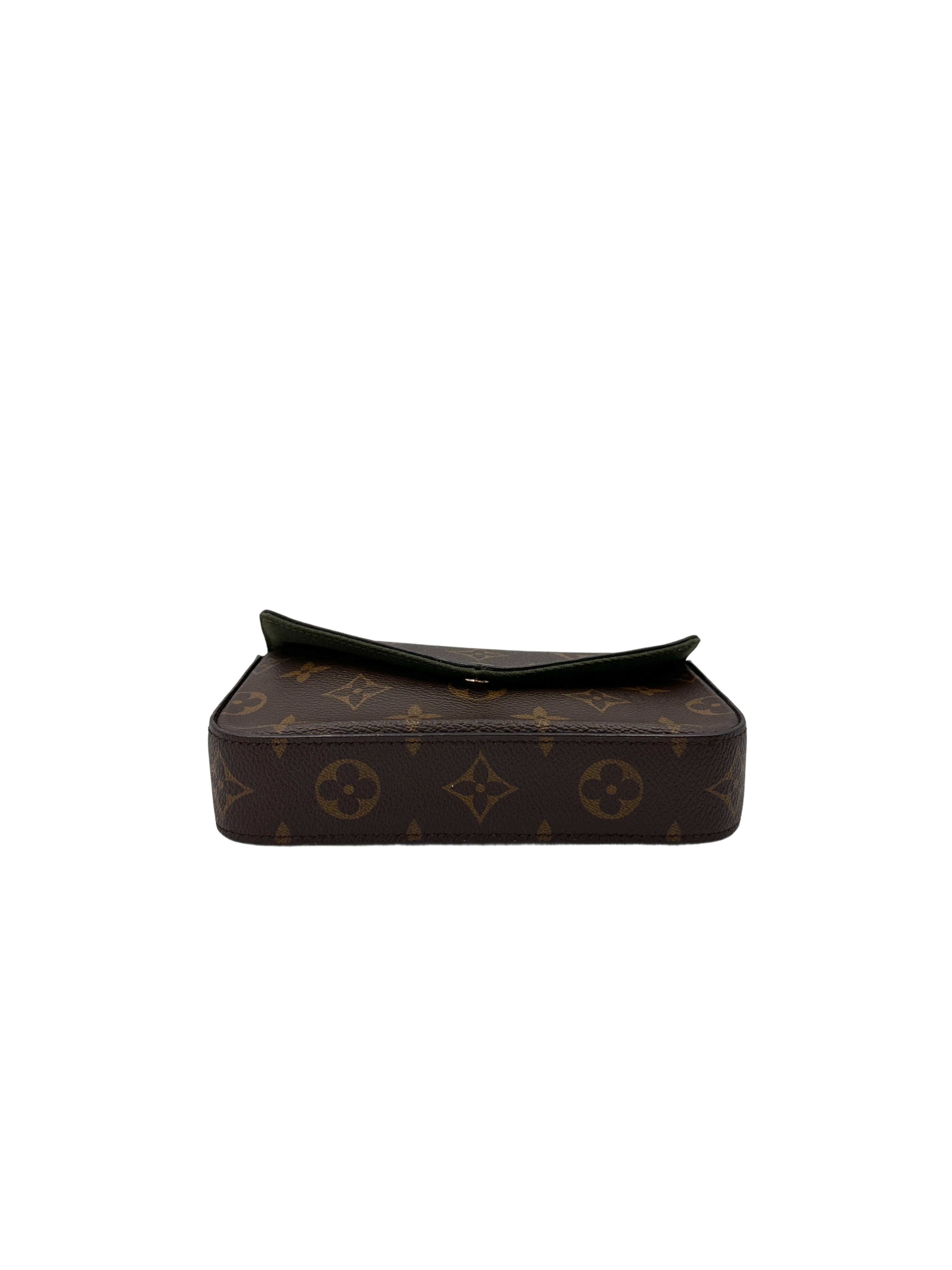 Louis Vuitton Brown Monogram Canvas Pochette Felicie LV2586