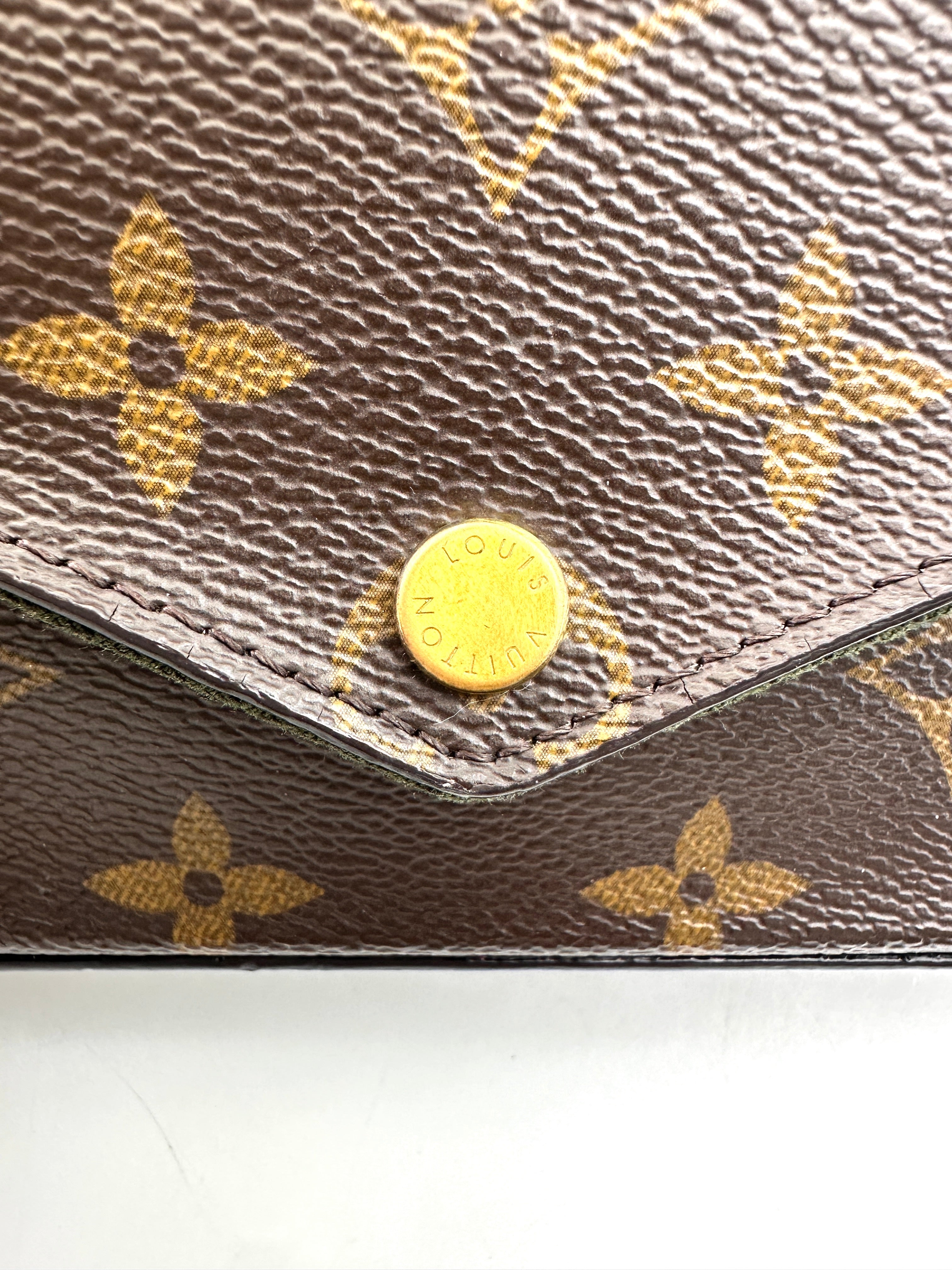 Louis Vuitton Brown Monogram Canvas Pochette Felicie LV2586