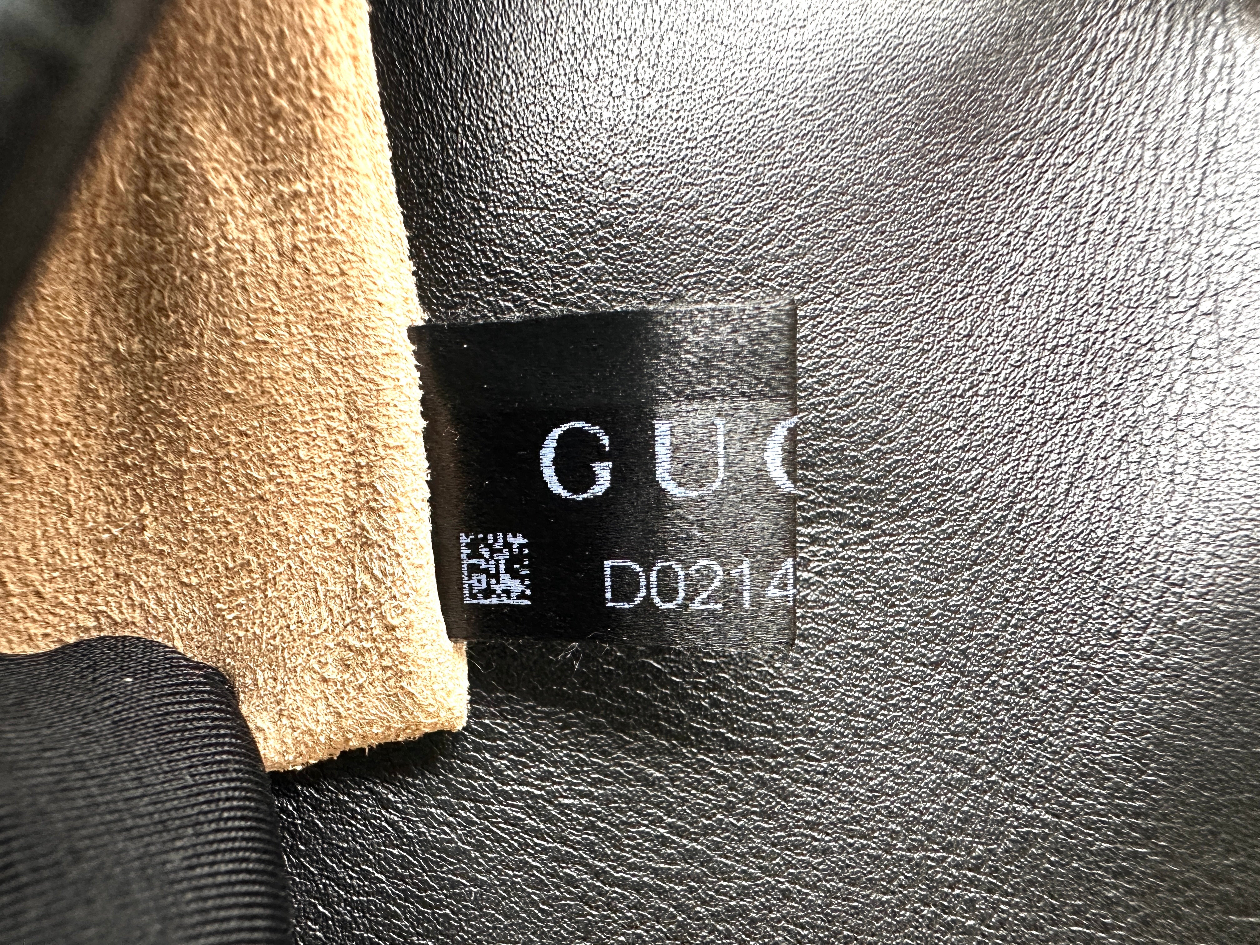 Gucci GG Marmont Pearl And Studded Embellished Black Quilted Leather Medium Size Shoulder Bag GG908