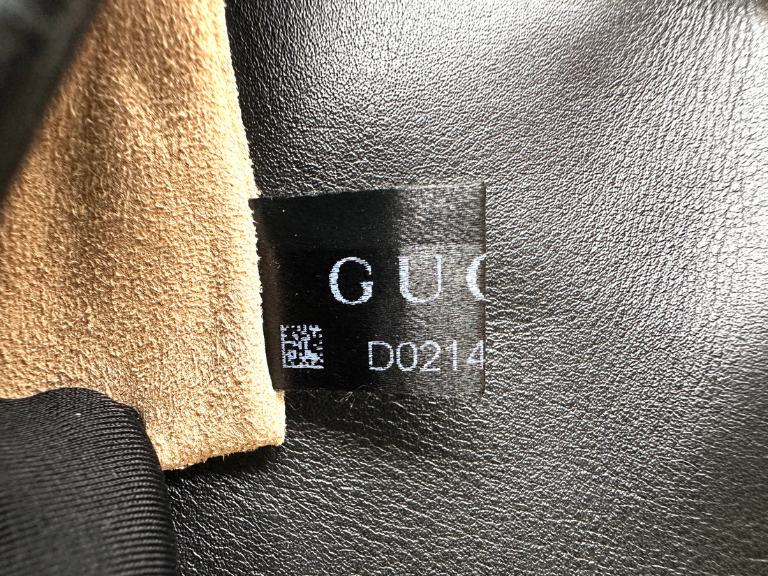 Gucci GG Marmont Pearl And Studded Embellished Black Quilted Leather Medium Size Shoulder Bag GG908
