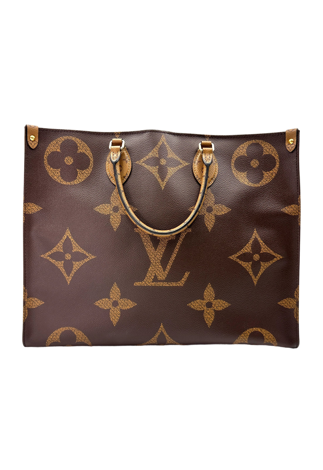 Louis Vuitton OnTheGo Brown Monogram Canvas Tote Handle Bag LV2589
