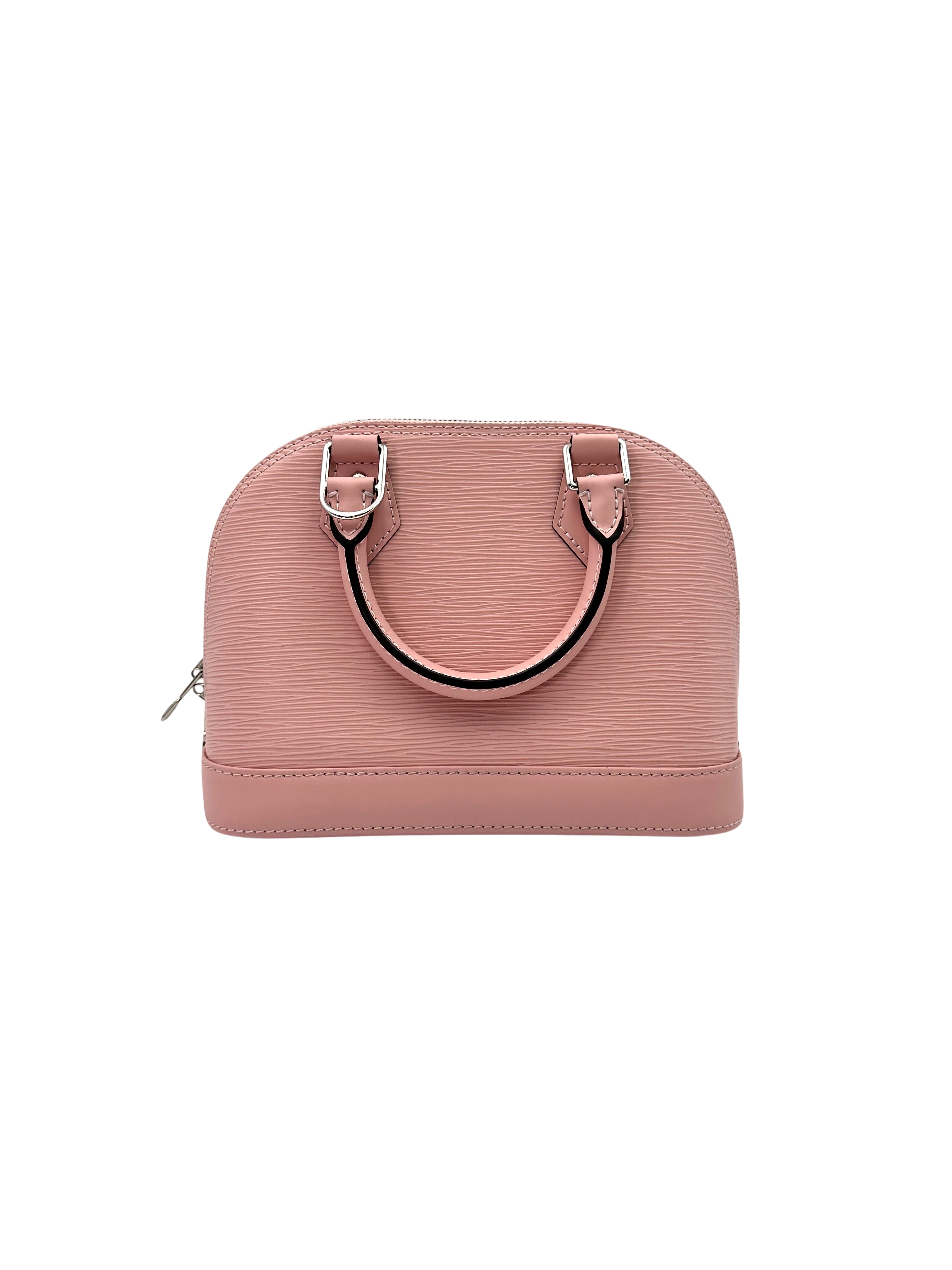 Louis Vuitton Alma BB Pink Epi Leather Handle Bag LV2590