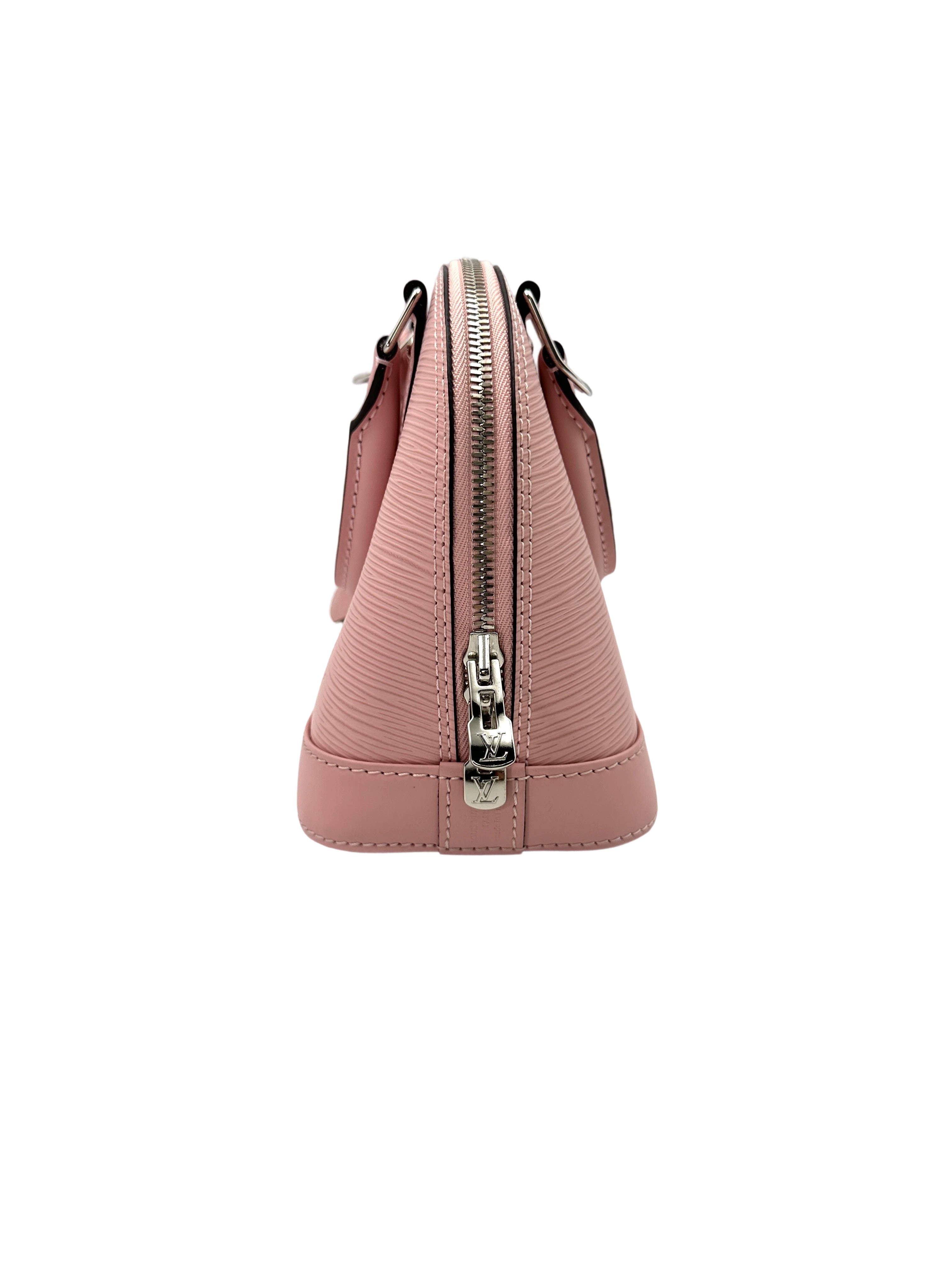 Louis Vuitton Alma BB Pink Epi Leather Handle Bag LV2590