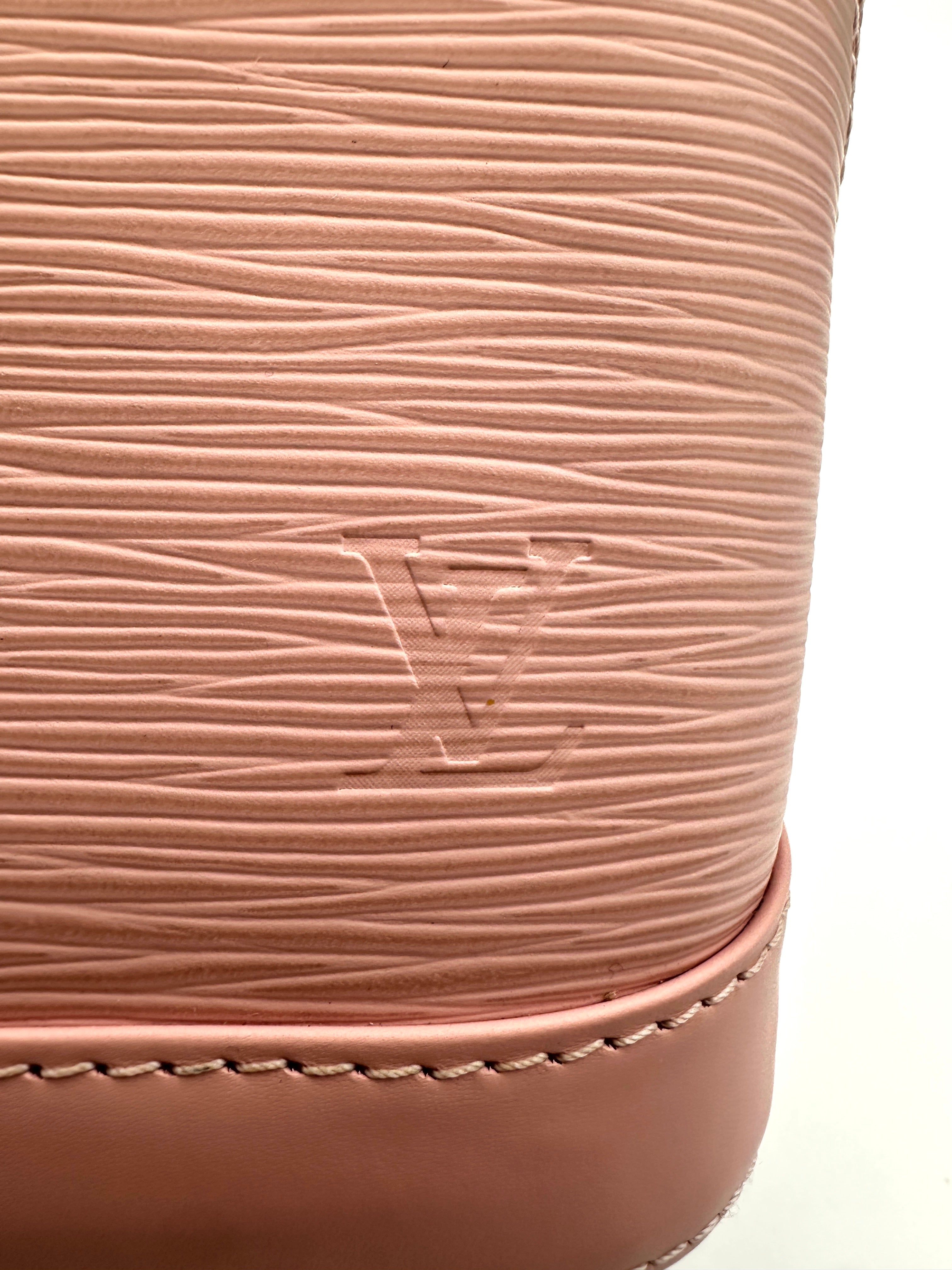 Louis Vuitton Alma BB Pink Epi Leather Handle Bag LV2590