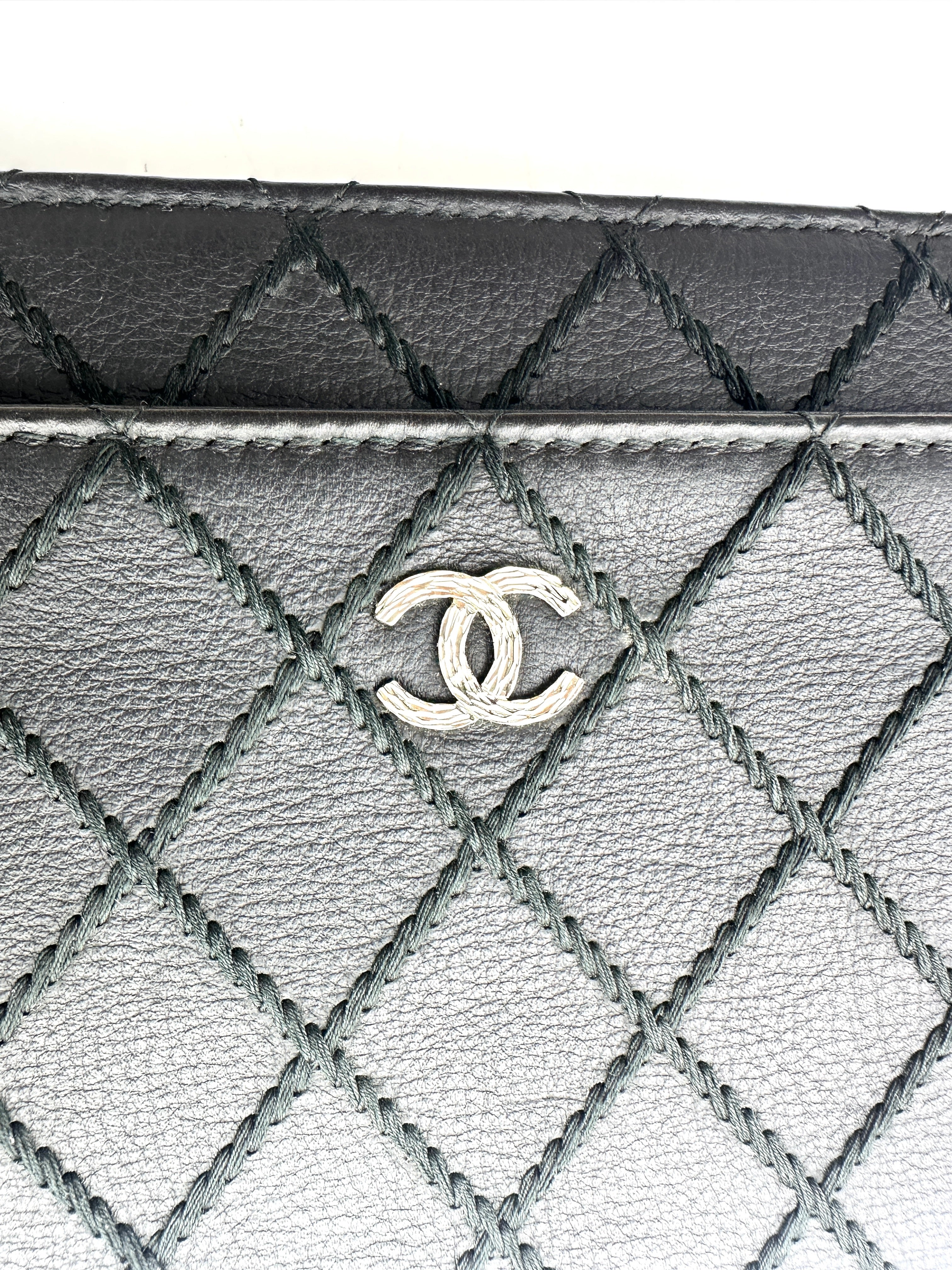 Chanel Black Quilted Calfskin Diamond Stitch Wallet On Chain(19***54) CC1880