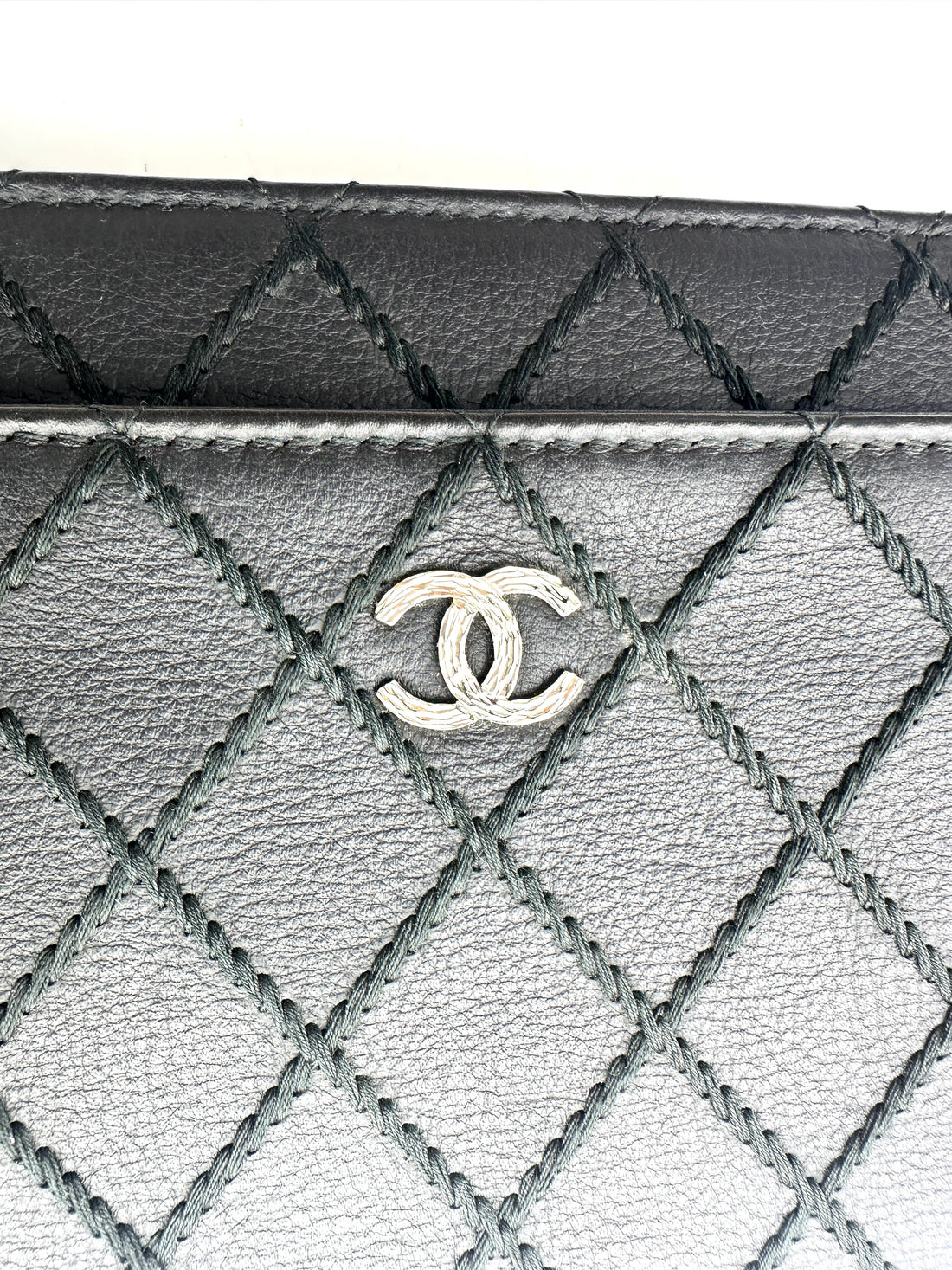 Chanel Black Quilted Calfskin Diamond Stitch Wallet On Chain(19***54) CC1880