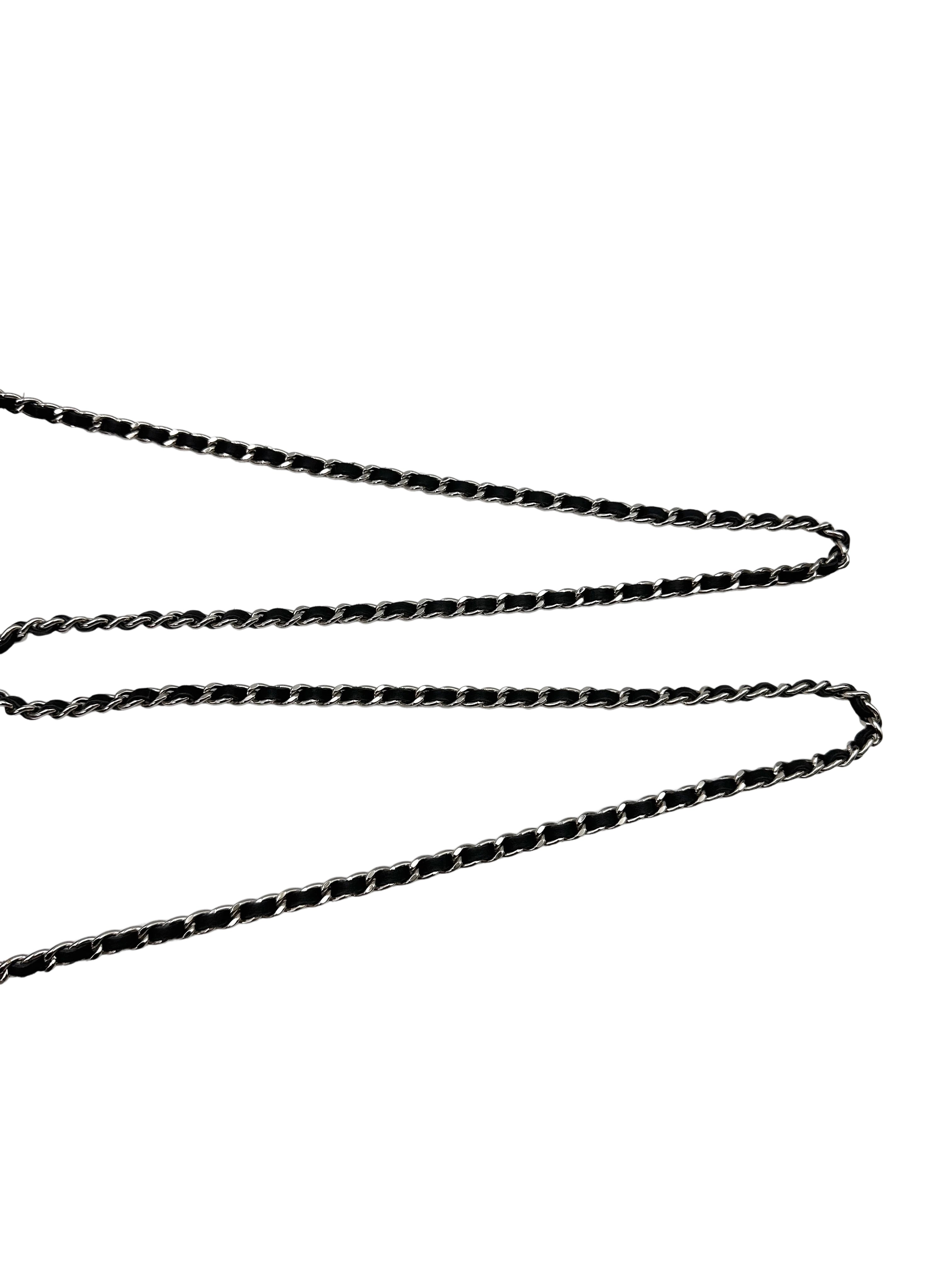 Chanel Black Quilted Calfskin Diamond Stitch Wallet On Chain(19***54) CC1880