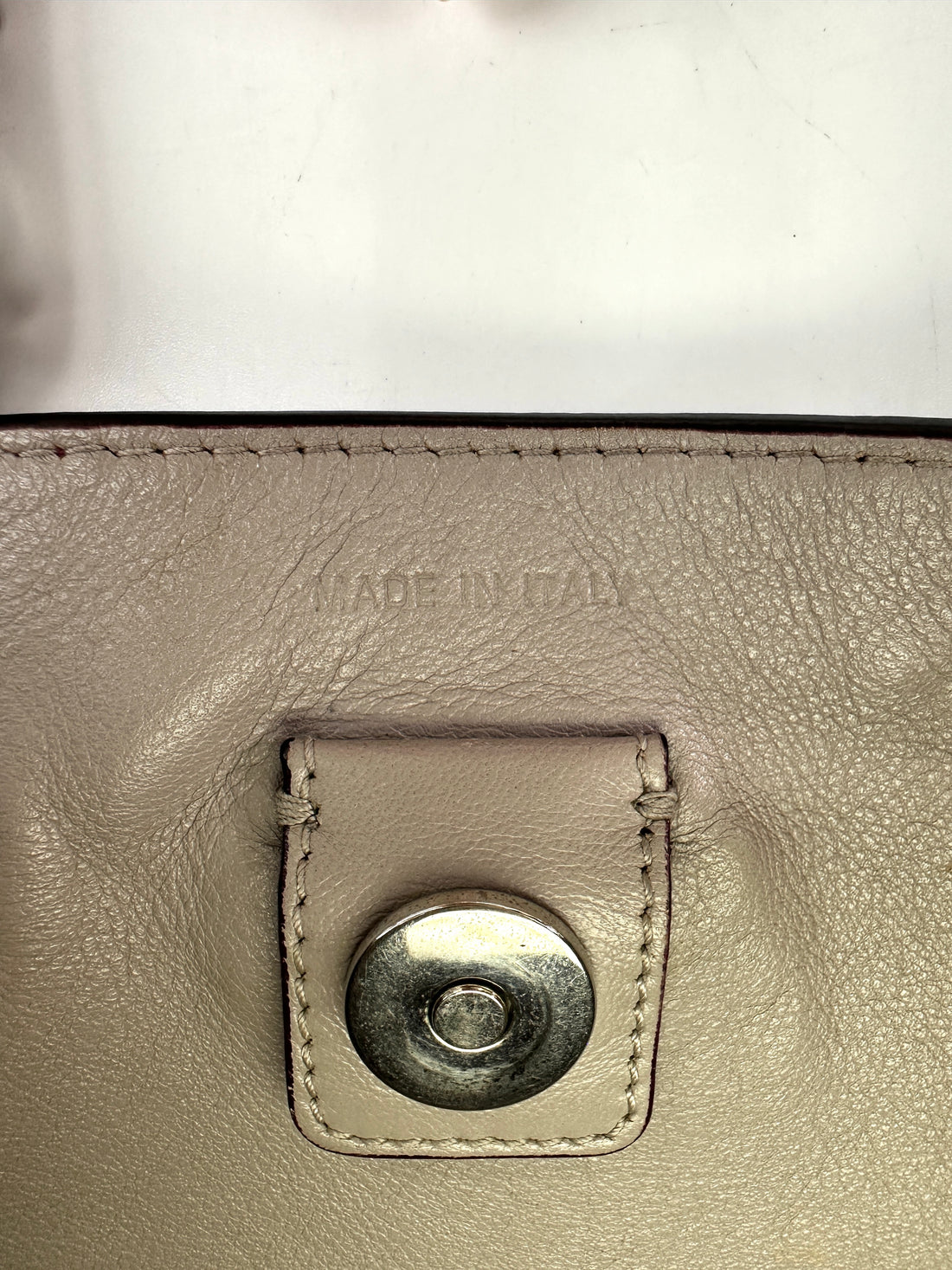 Christian Dior Diorissimo Purple Leather Medium Size Top Handle Bag With Pouch DR716