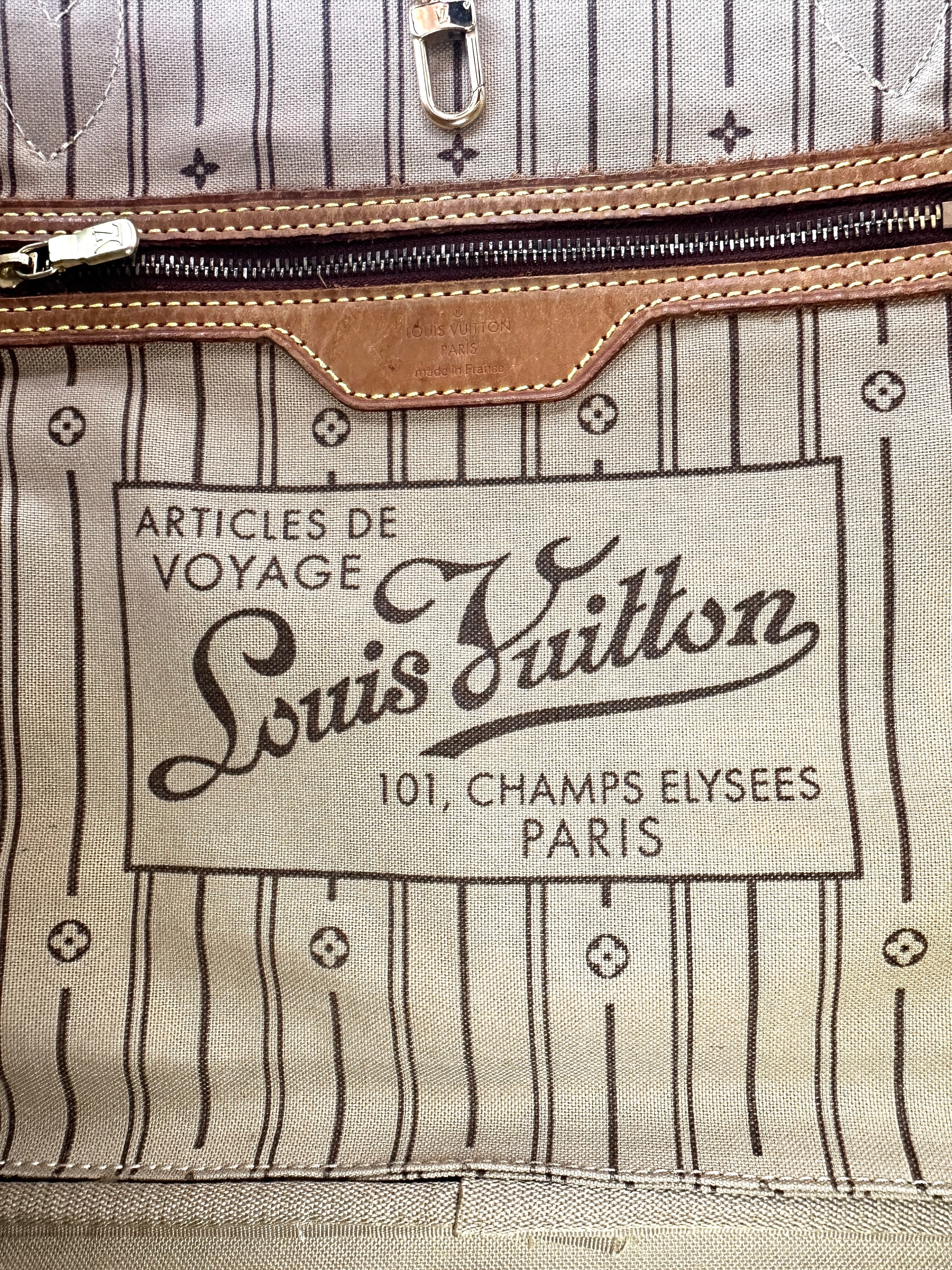 Louis Vuitton Neverfull Monogram Canvas Shoulder Bag LV2601