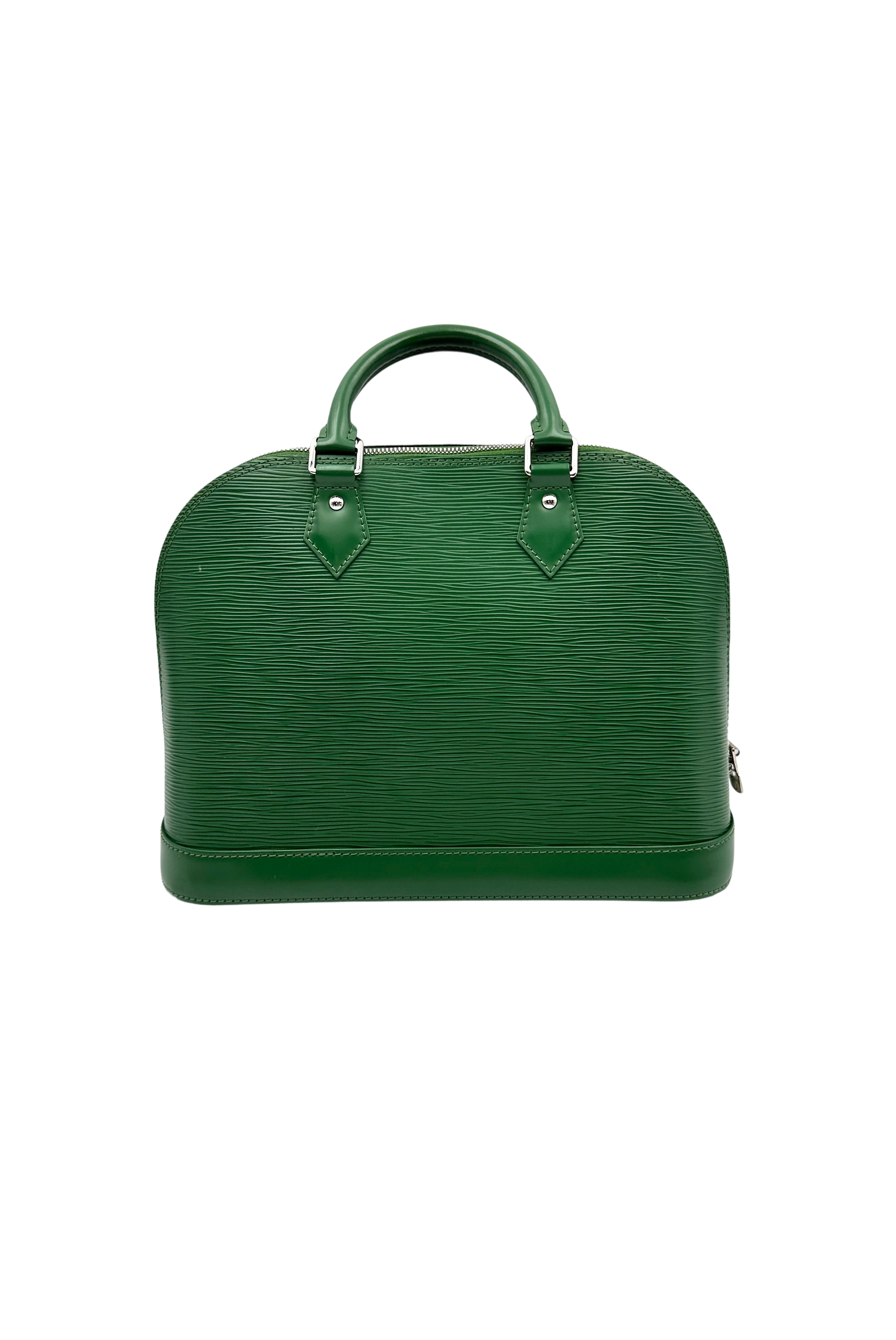 Louis Vuitton Alma Green Epi Leather Handle Bag LV2593
