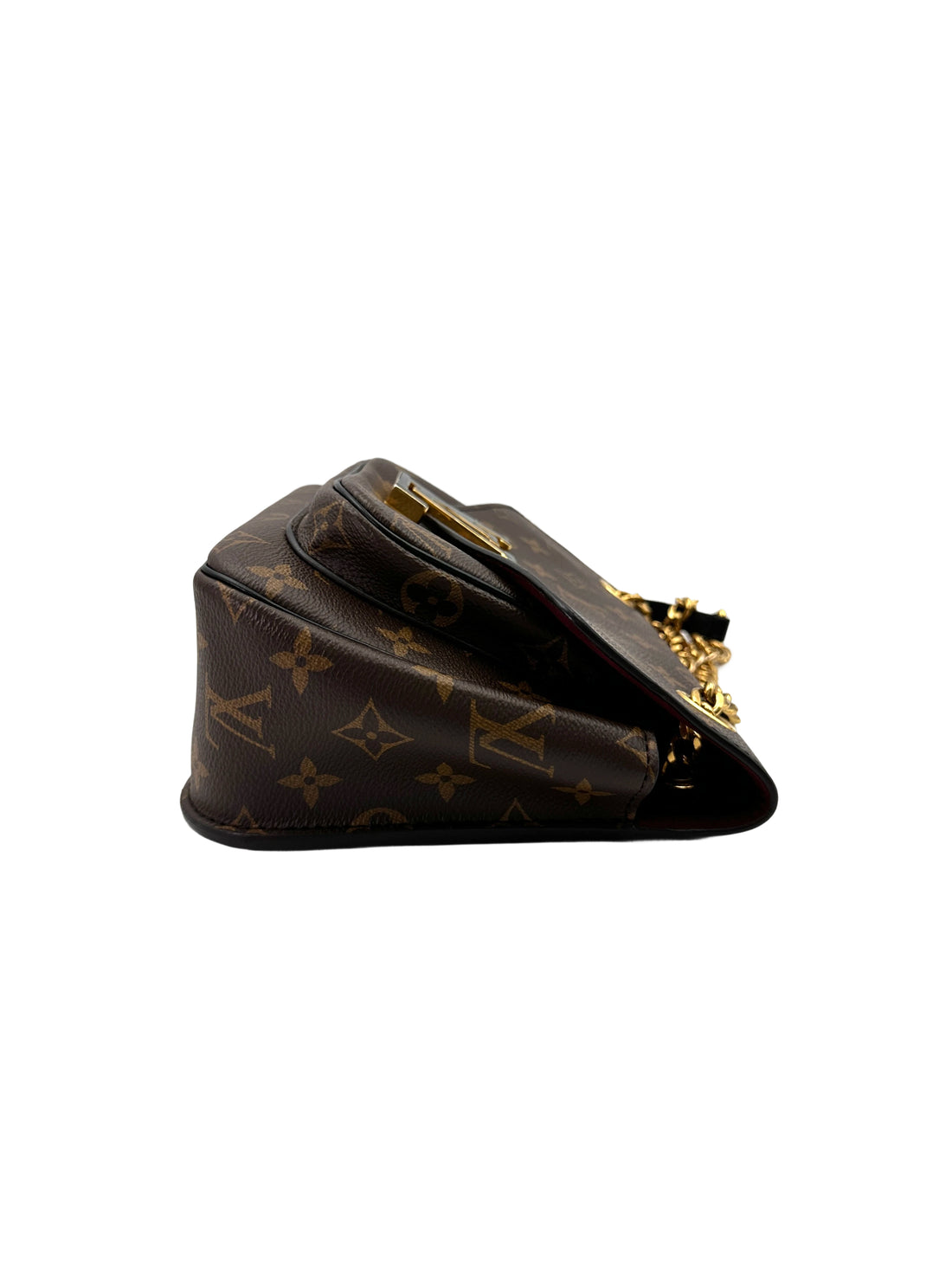 Louis Vuitton Passy Monogram Canvas Chain Shoulder Bag LV2595