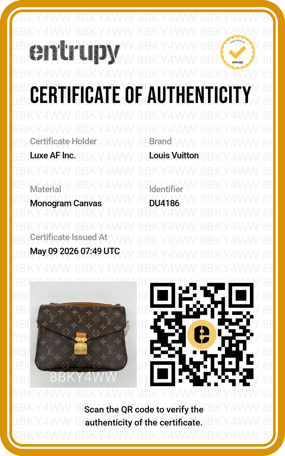 Louis Vuitton Monogram Canvas Pochette Metis LV2596