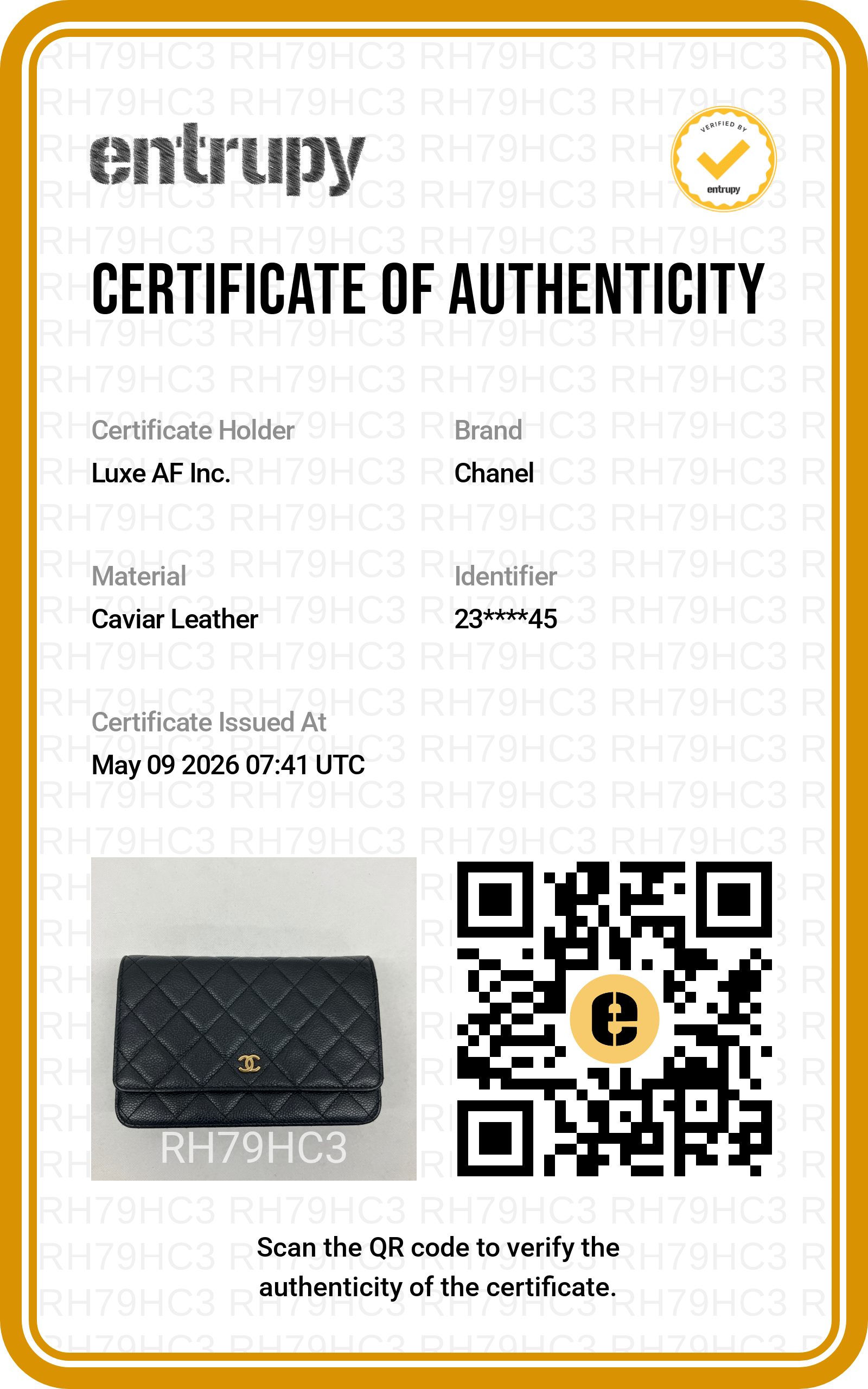 Chanel Black Quilted Leather Flap Bag With Gold Buckle(23***45) IRIS210