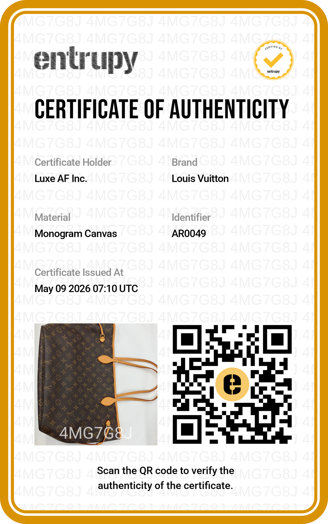 Louis Vuitton Neverfull Monogram Canvas Shoulder Bag LV2601