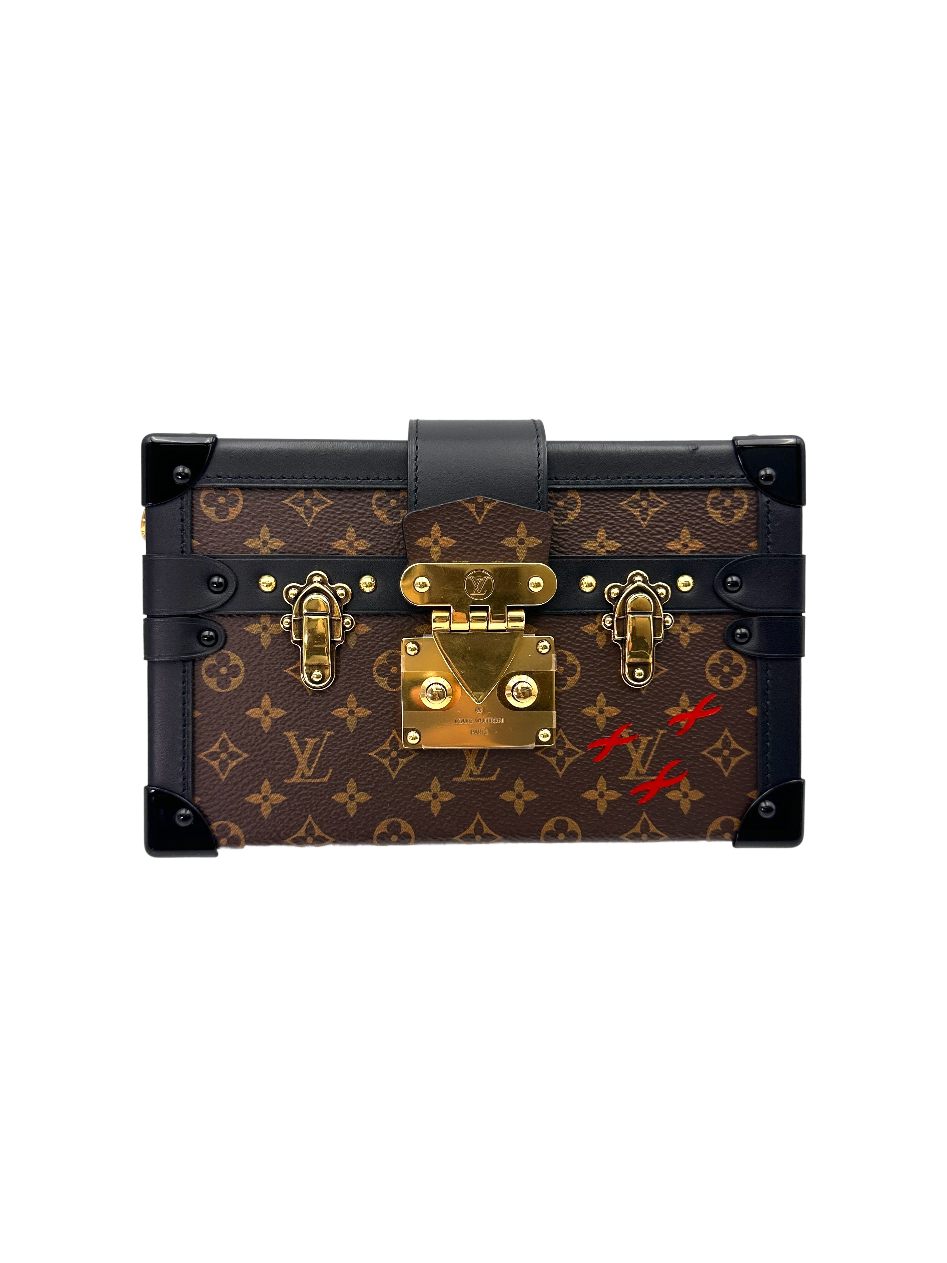 Louis Vuitton Petite Malle Monogram Reverse Shoulder Bag LV2612