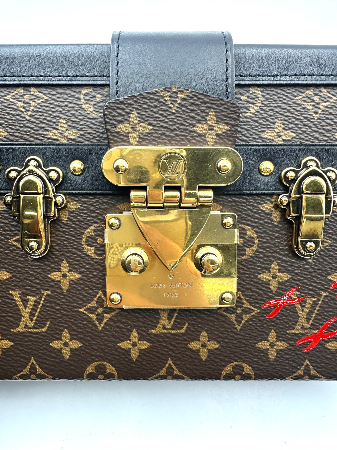 Louis Vuitton Petite Malle Monogram Reverse Shoulder Bag LV2612