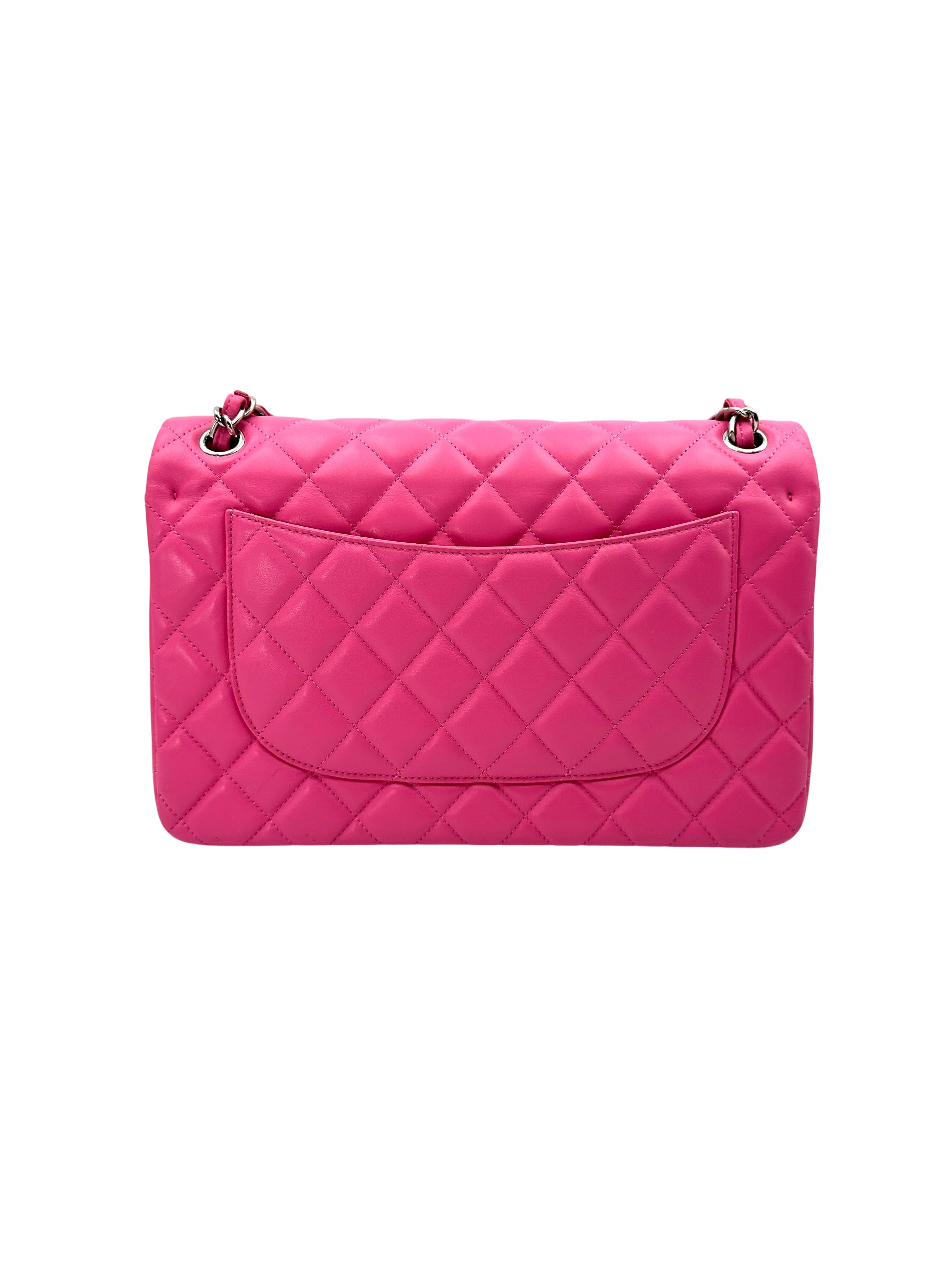 Chanel Classic Flap Pink Quilted Lambskin Shoulder Bag(17***73) CC1882