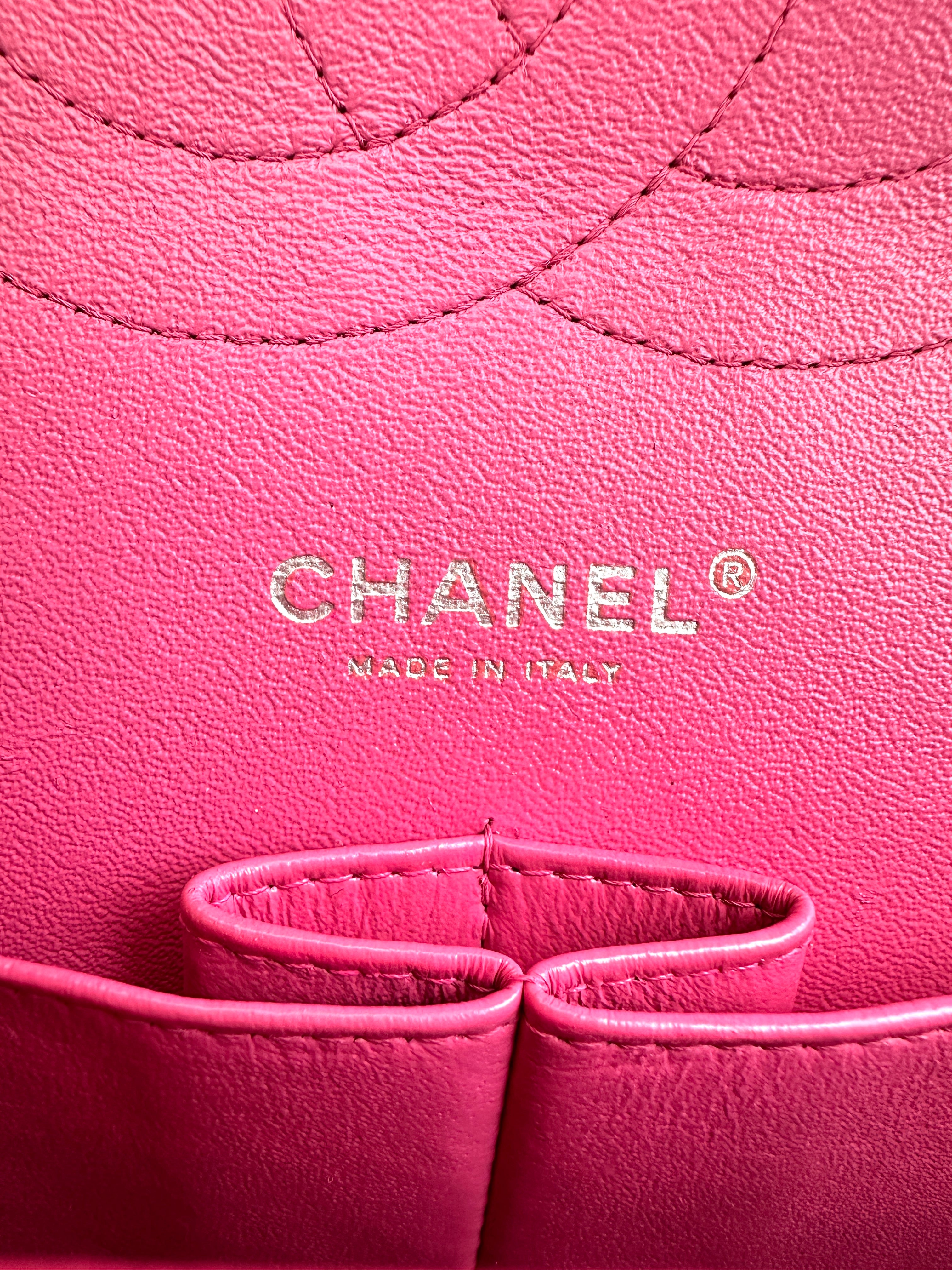 Chanel Classic Flap Pink Quilted Lambskin Shoulder Bag(17***73) CC1882