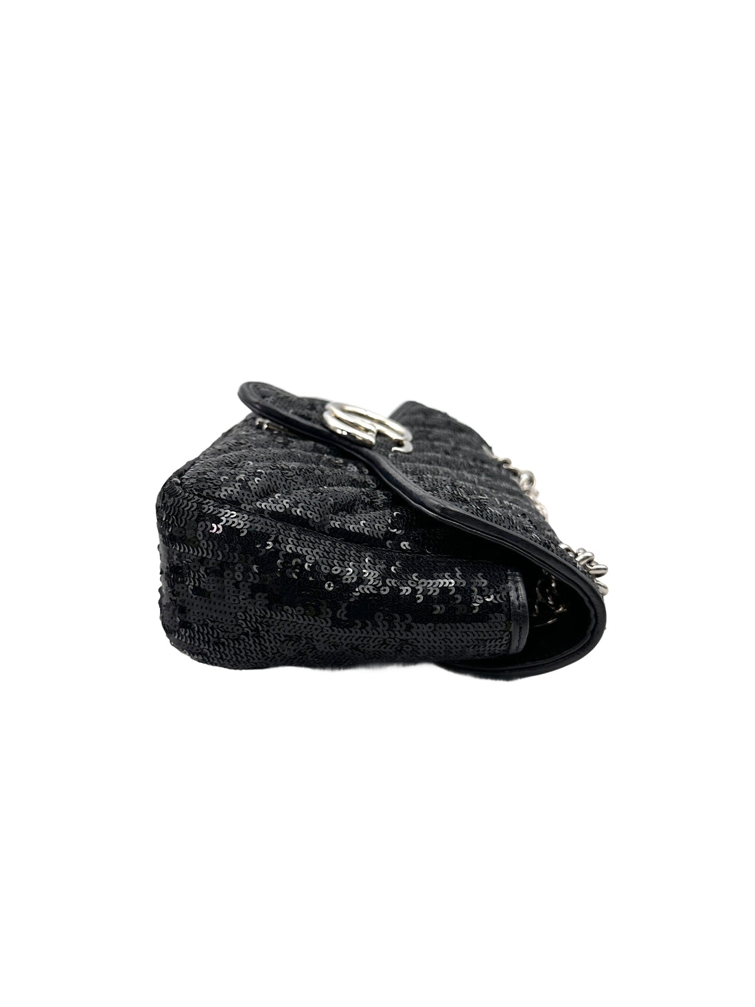 Gucci GG Marmont Black Sequin Shoulder Bag GG914