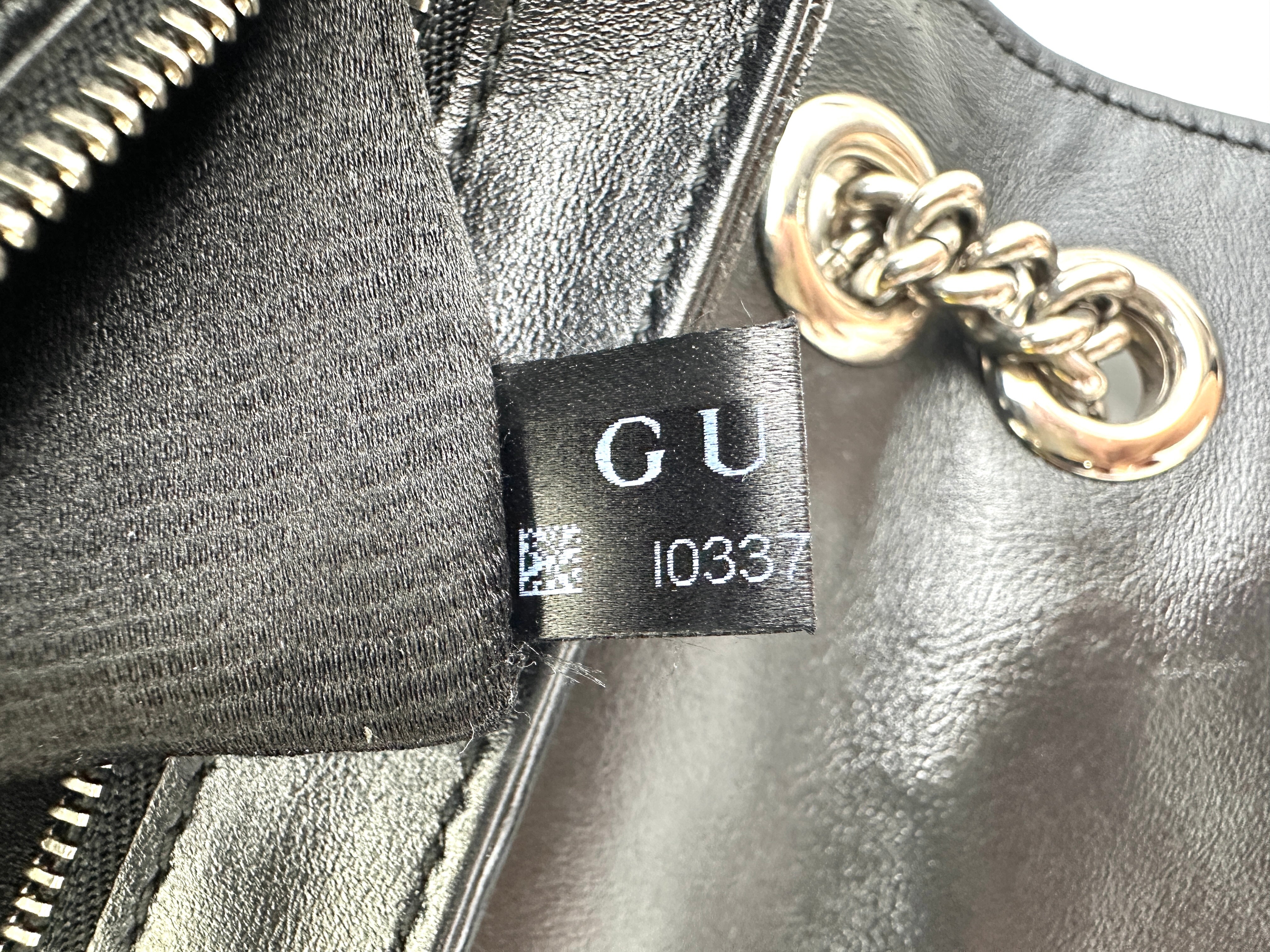 Gucci GG Marmont Black Sequin Shoulder Bag GG914