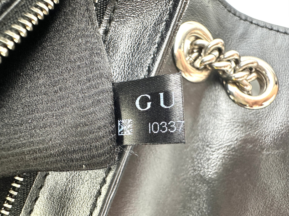Gucci GG Marmont Black Sequin Shoulder Bag GG914