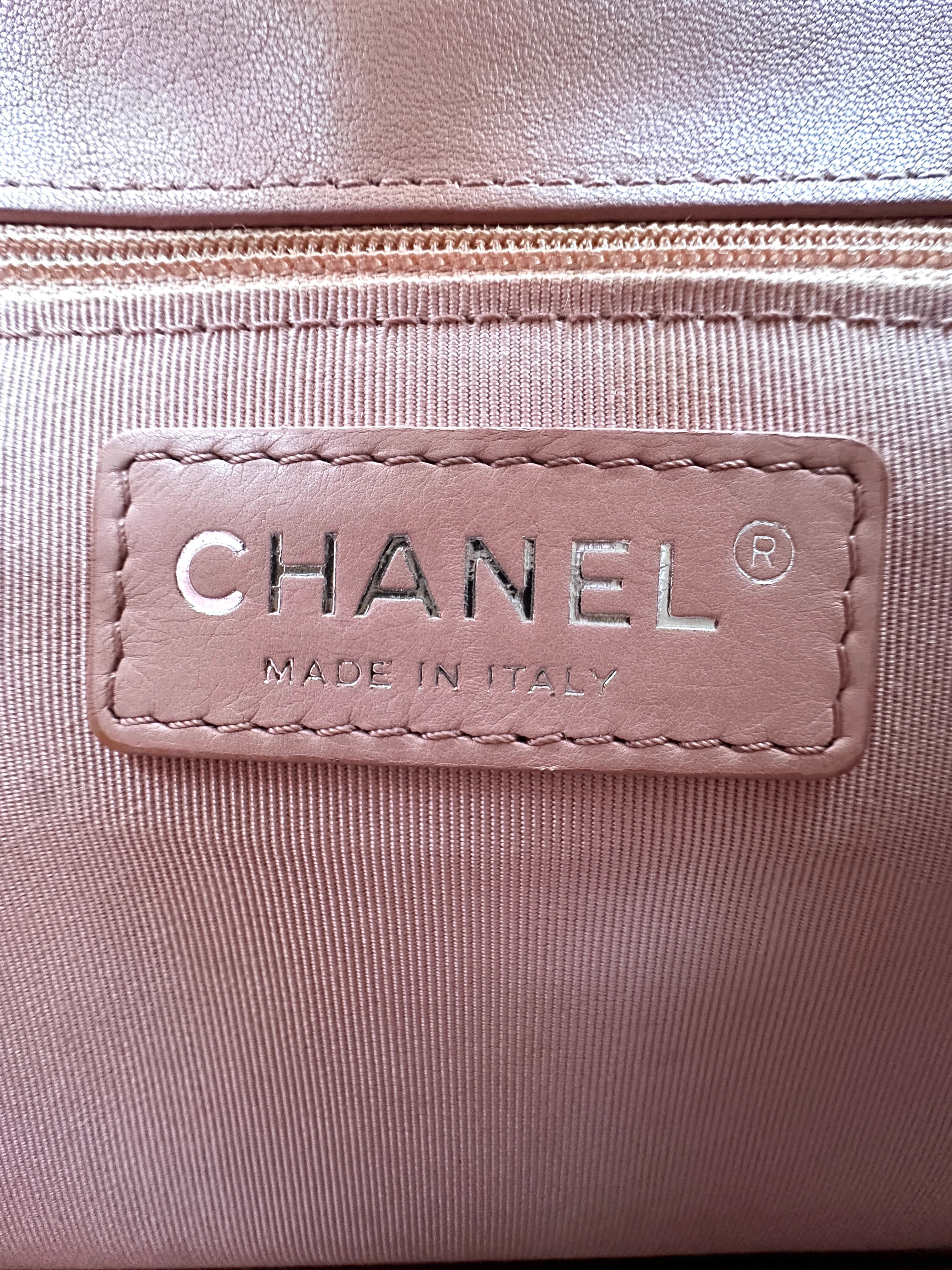 Chanel CC Box Pink Quilted Leather Flap Bag(25***63) IRIS178