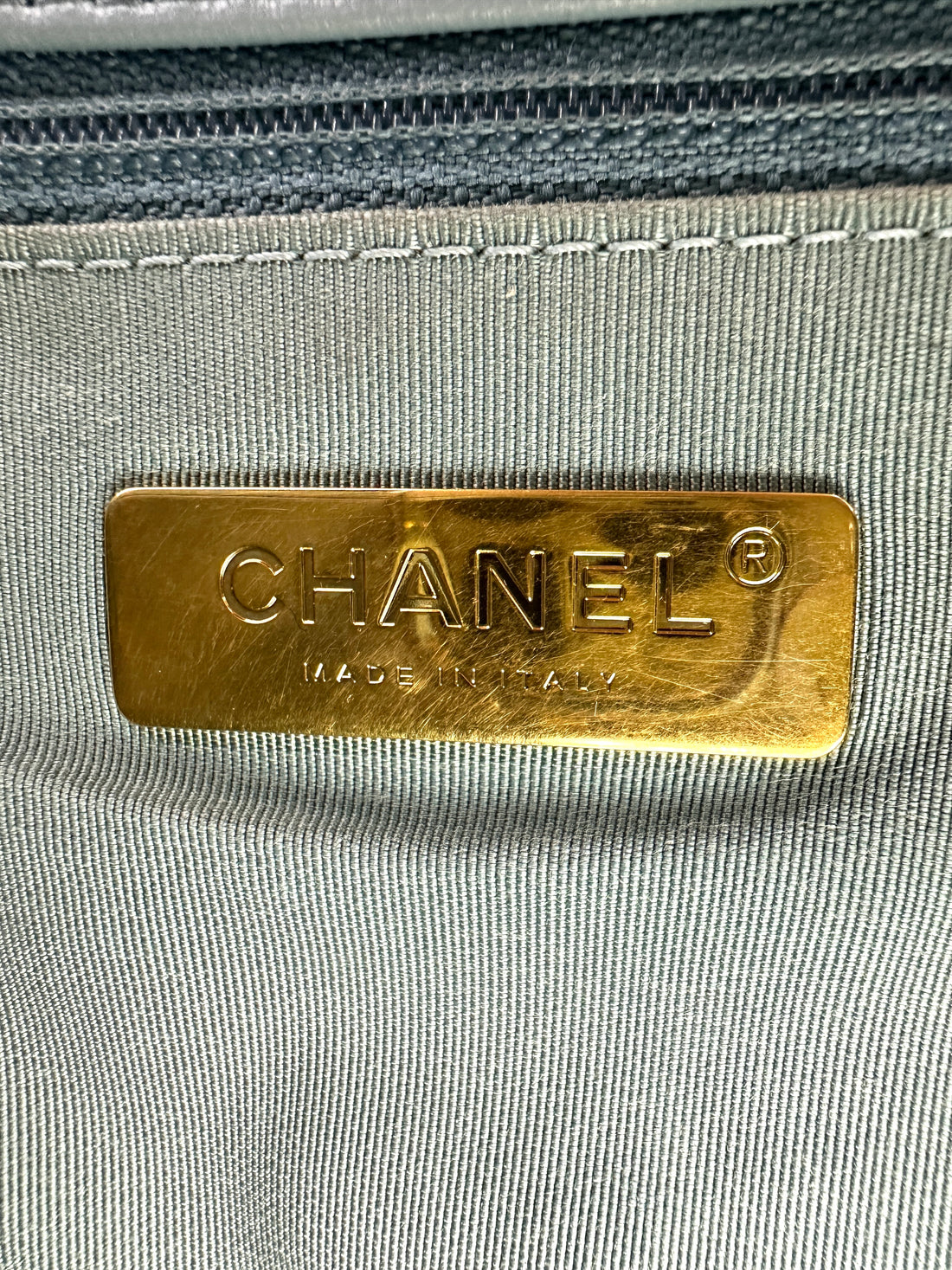 Chanel 19Bag Light Blue Quilted Leather Flap Bag With Gold Hardware(30***16) CC1886