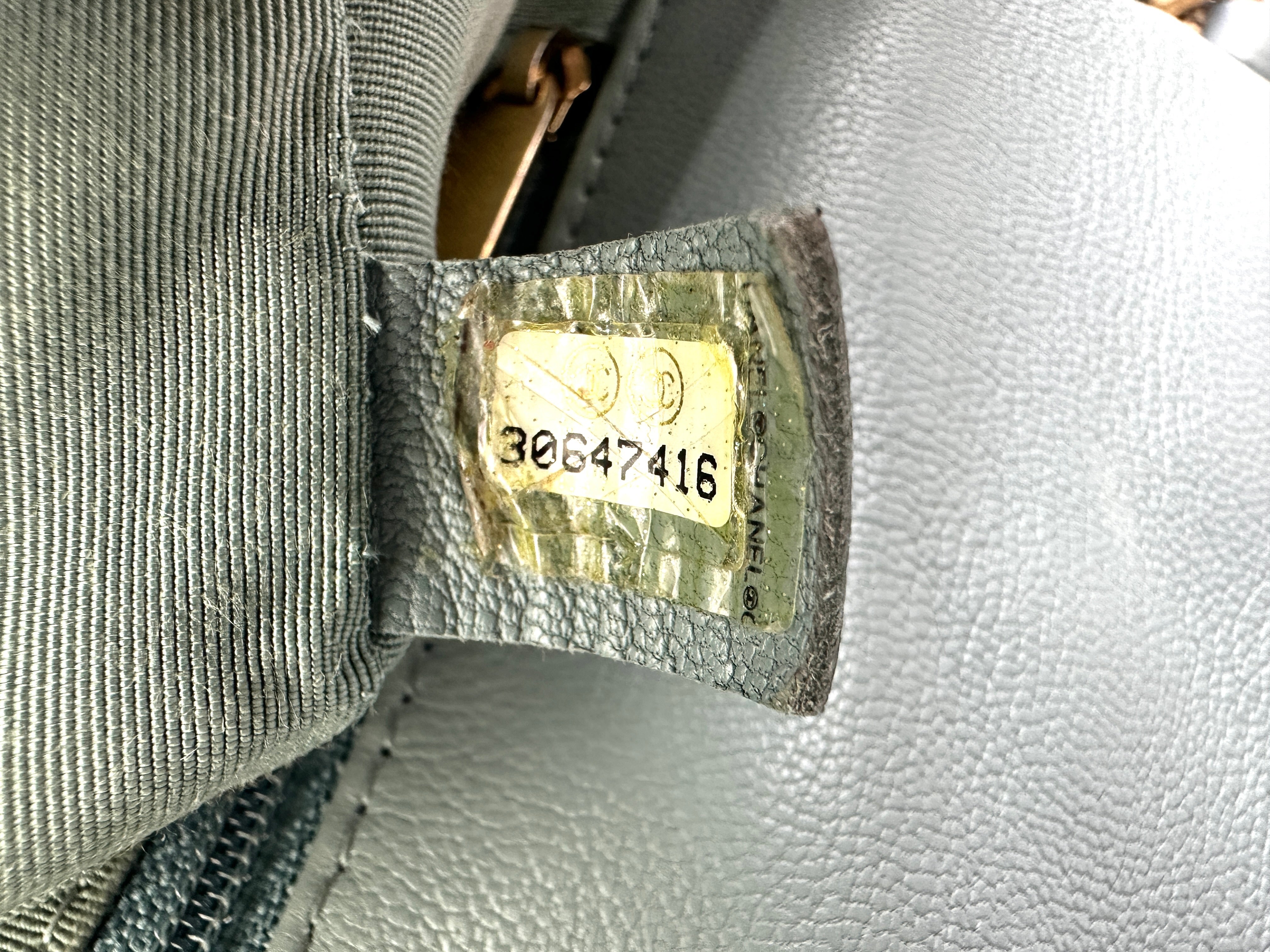 Chanel 19Bag Light Blue Quilted Leather Flap Bag With Gold Hardware(30***16) CC1886