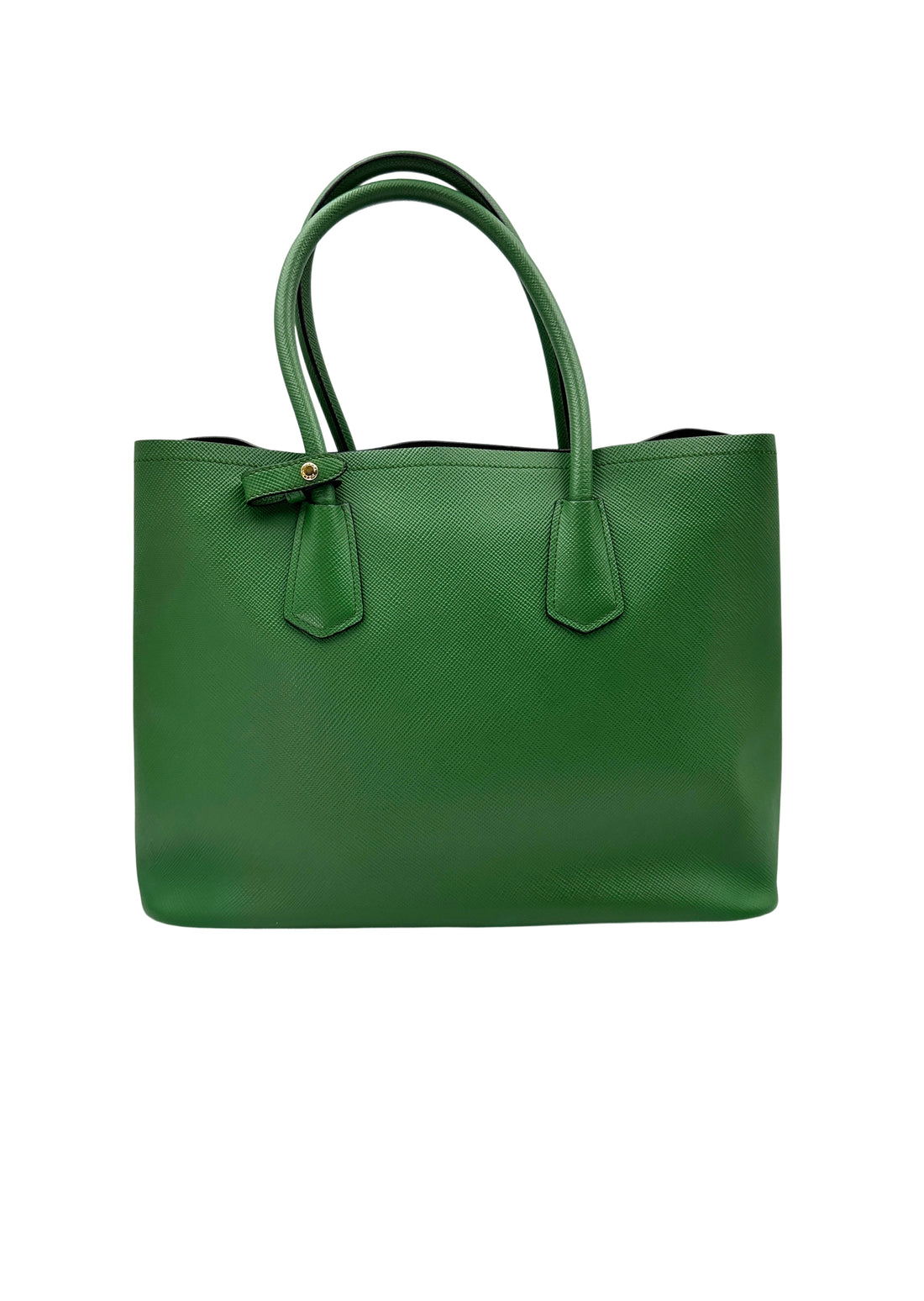 Prada Galleria Green Saffiano Leather Handle Bag PR308