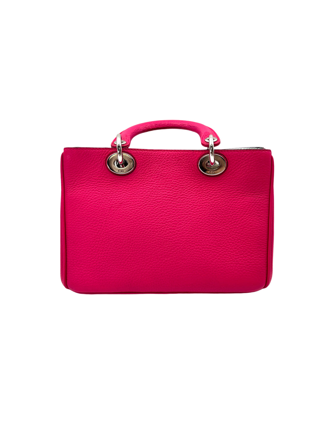 Christian Dior Diorissimo Pink Leather Top Handle Bag DR718
