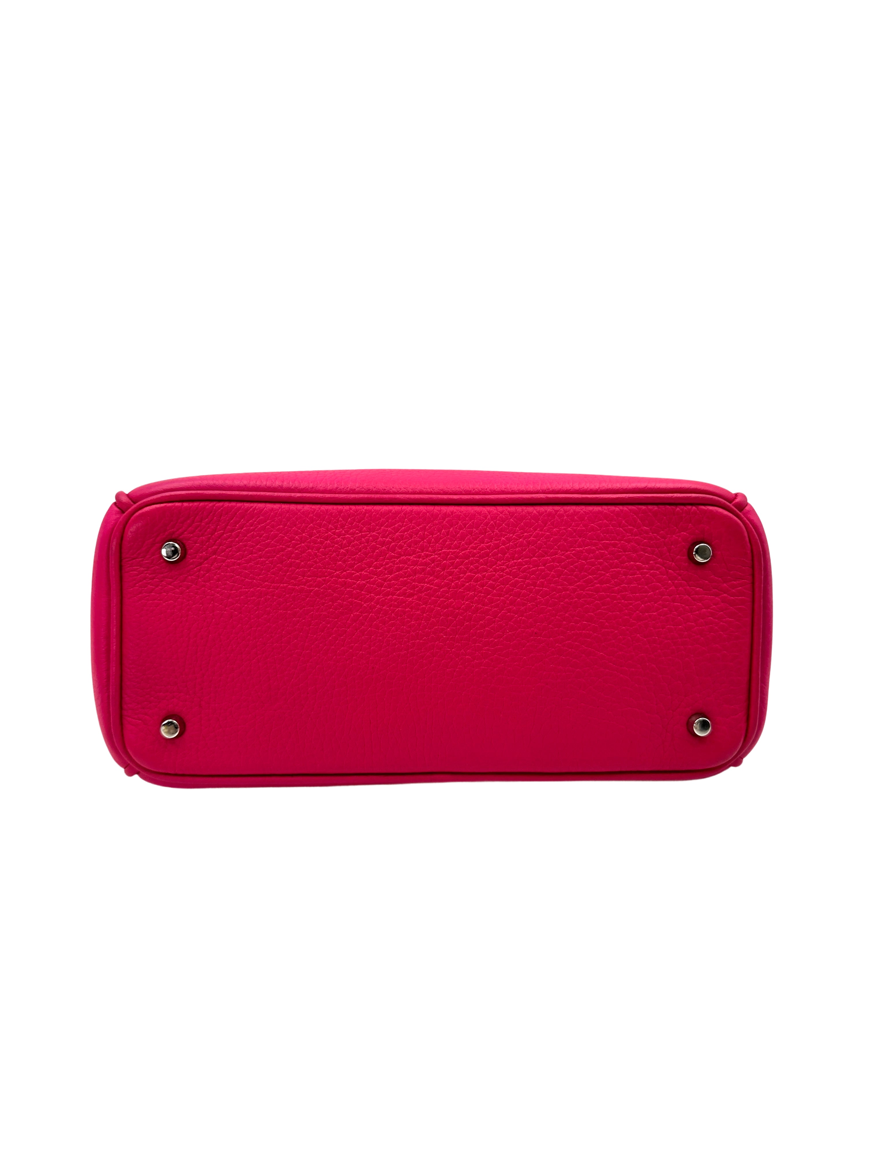 Christian Dior Diorissimo Pink Leather Top Handle Bag DR718