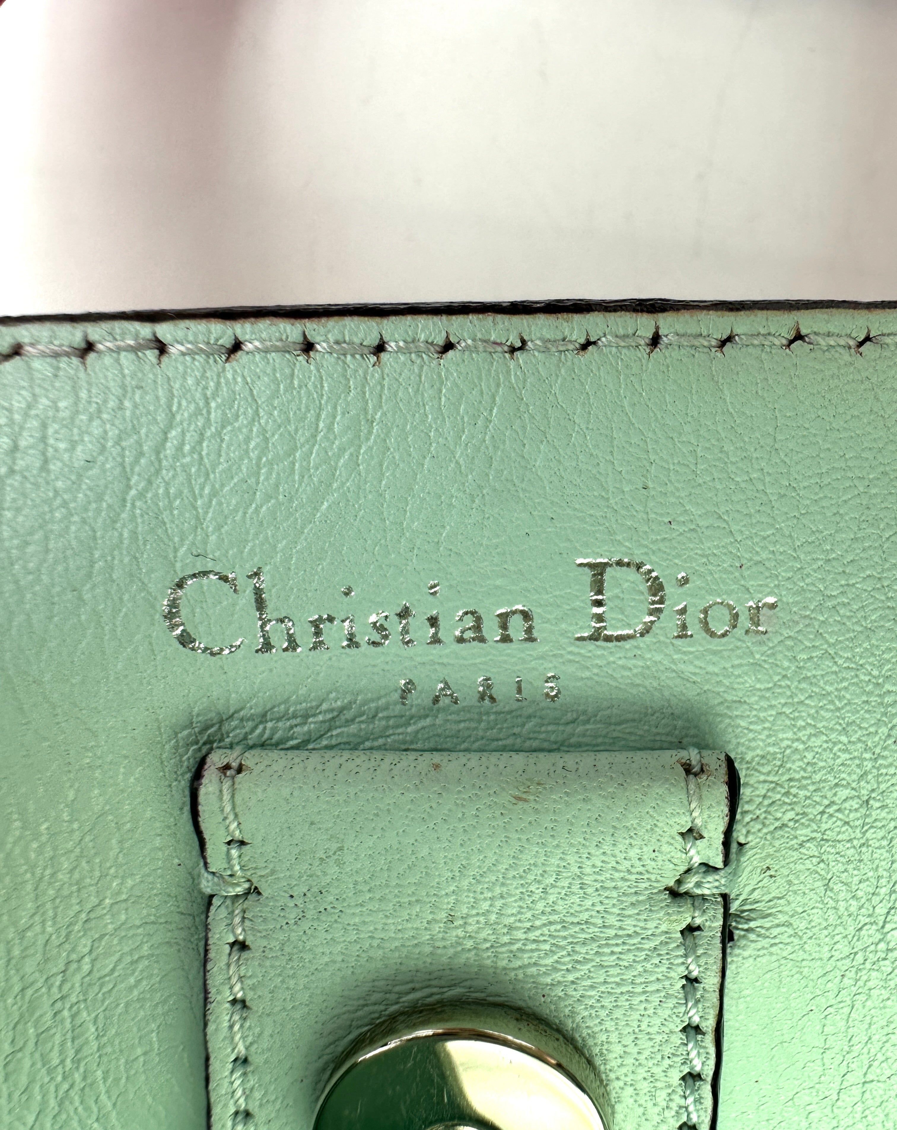 Christian Dior Diorissimo Pink Leather Top Handle Bag DR718
