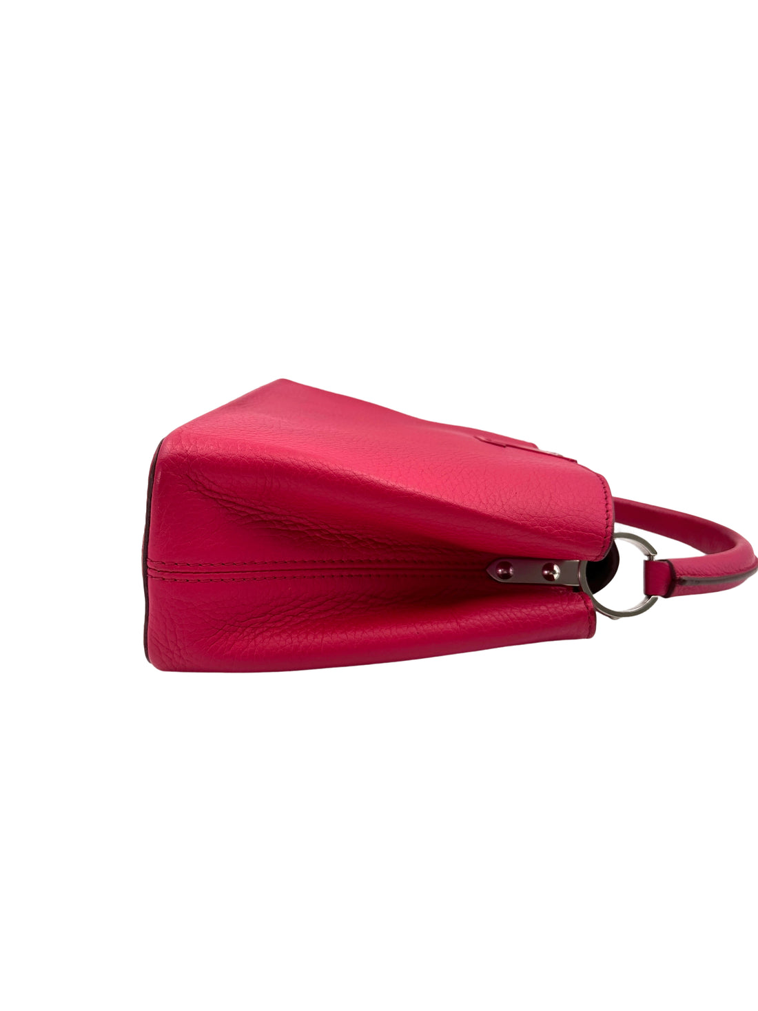Louis Vuitton Capucines Red Leather Handle Bag LV2607