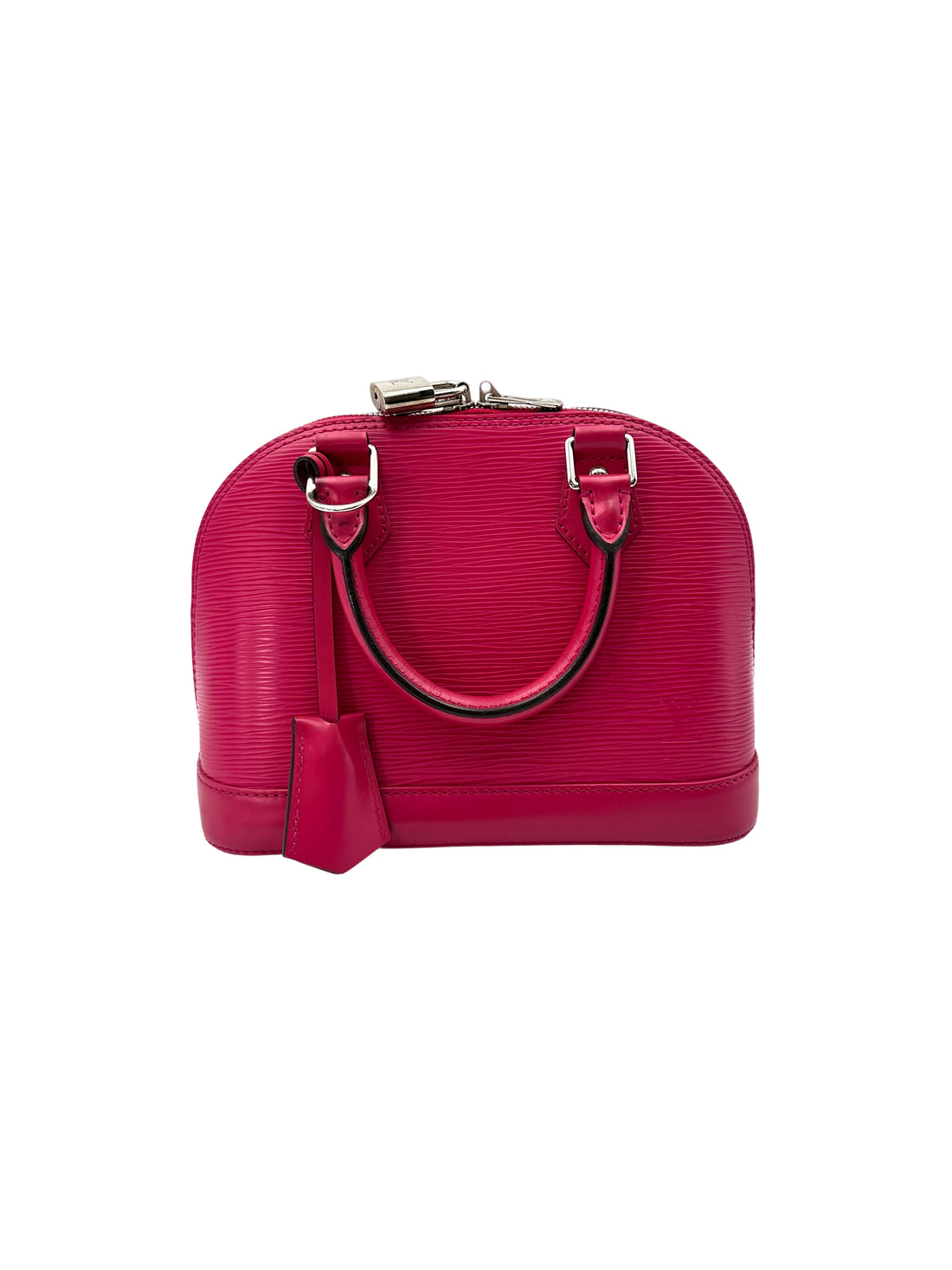 Louis Vuitton Alma BB Red Epi Leather Handle Bag LV2614