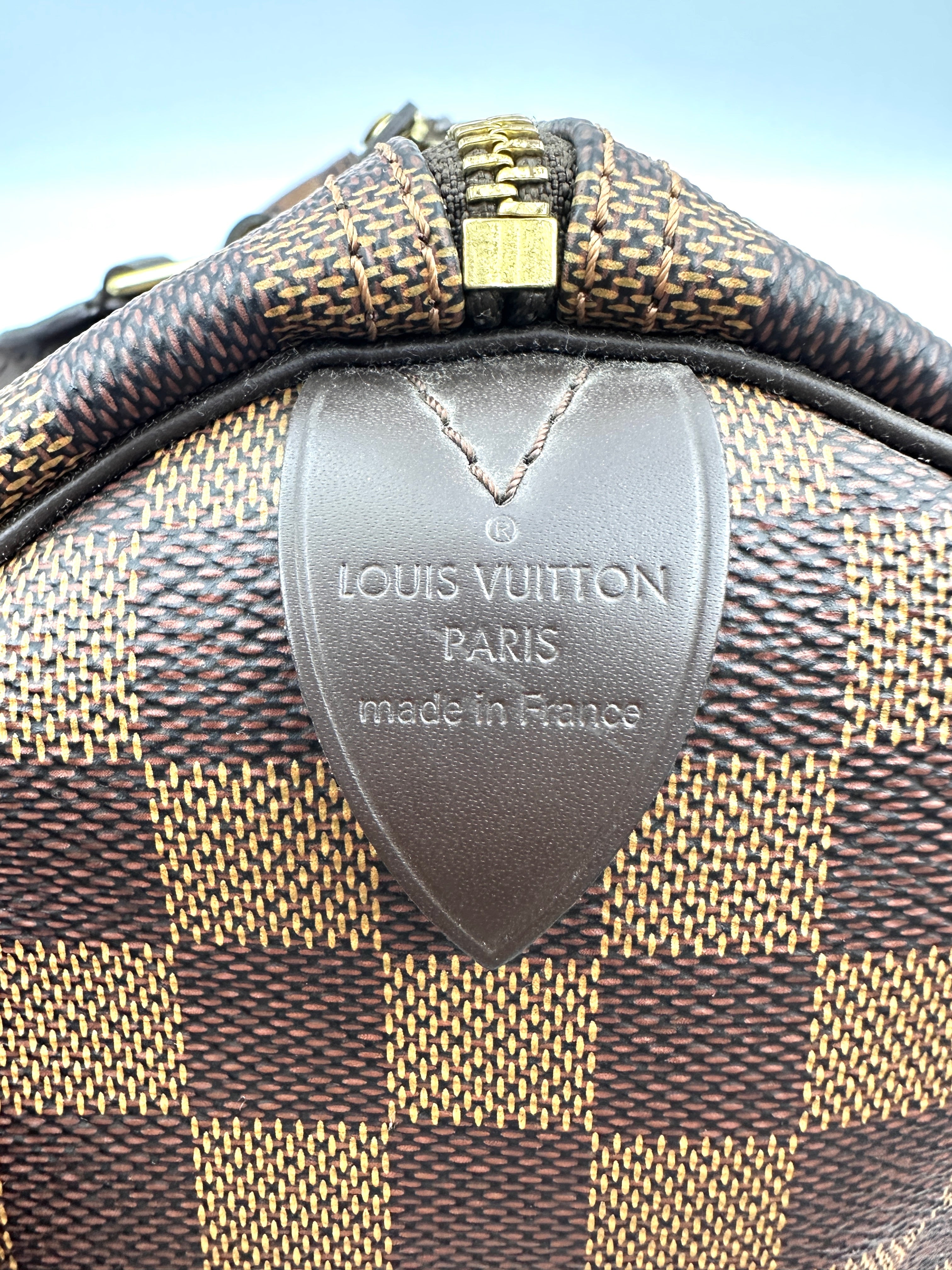 Louis Vuitton Speedy30 Damier Ebene Handle Bag LV2618