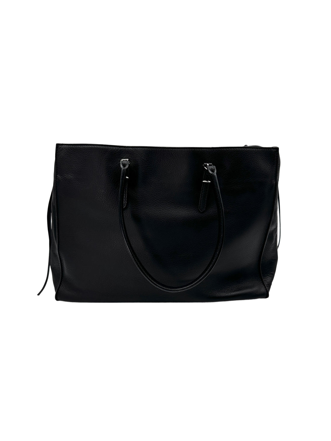 Balenciaga Papier Black Leather Tote Handle Bag BB70