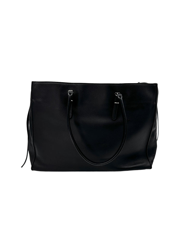 Balenciaga Papier Black Leather Tote Handle Bag BB70