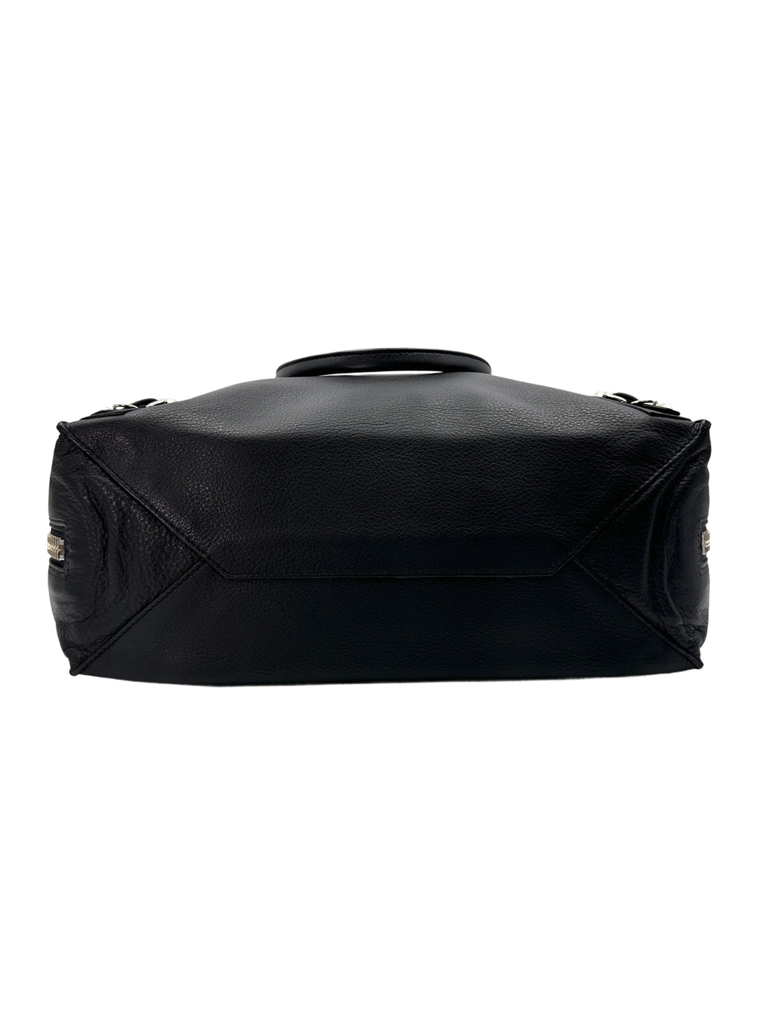 Balenciaga Papier Black Leather Tote Handle Bag BB70