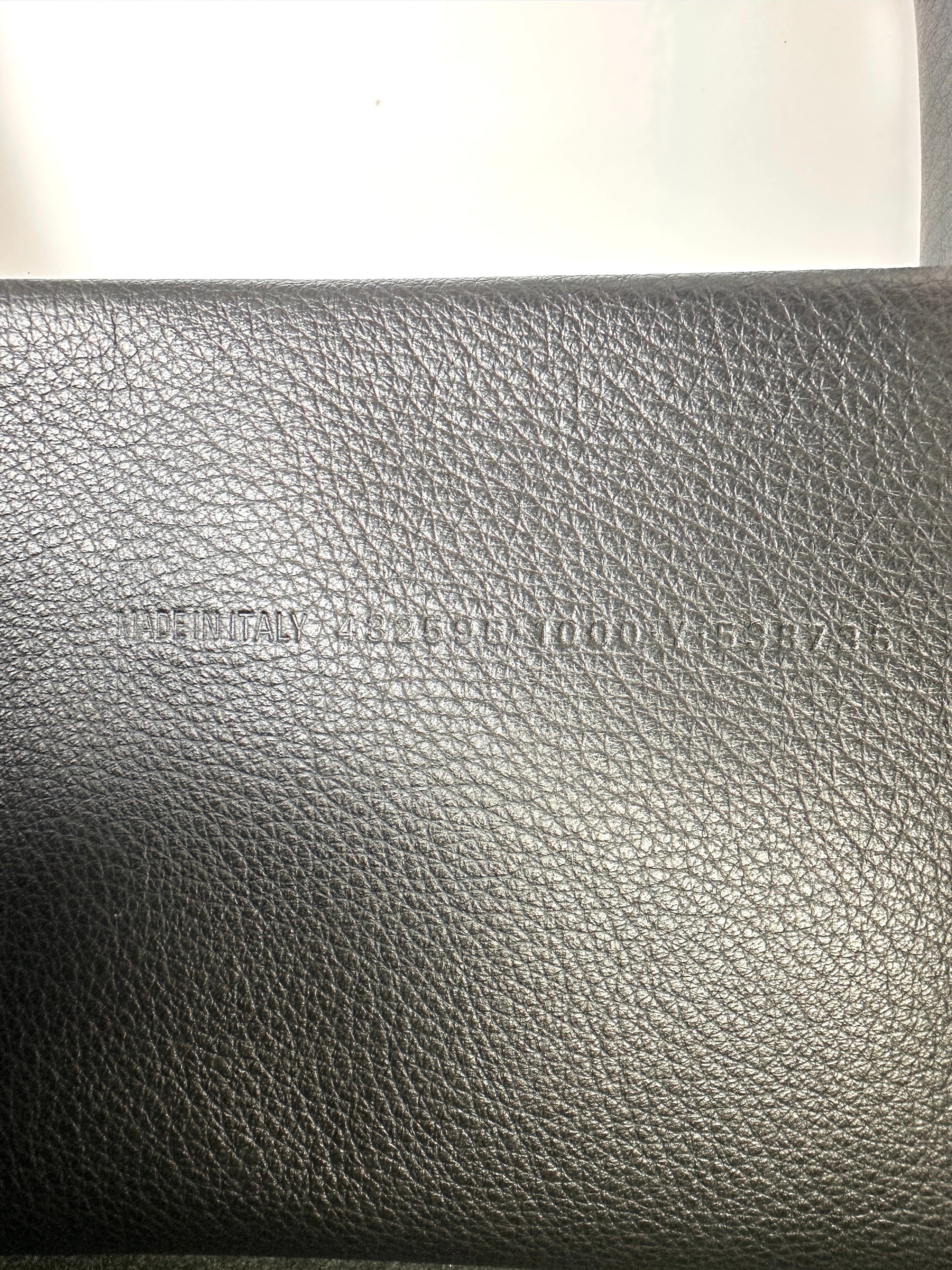 Balenciaga Papier Black Leather Tote Handle Bag BB70