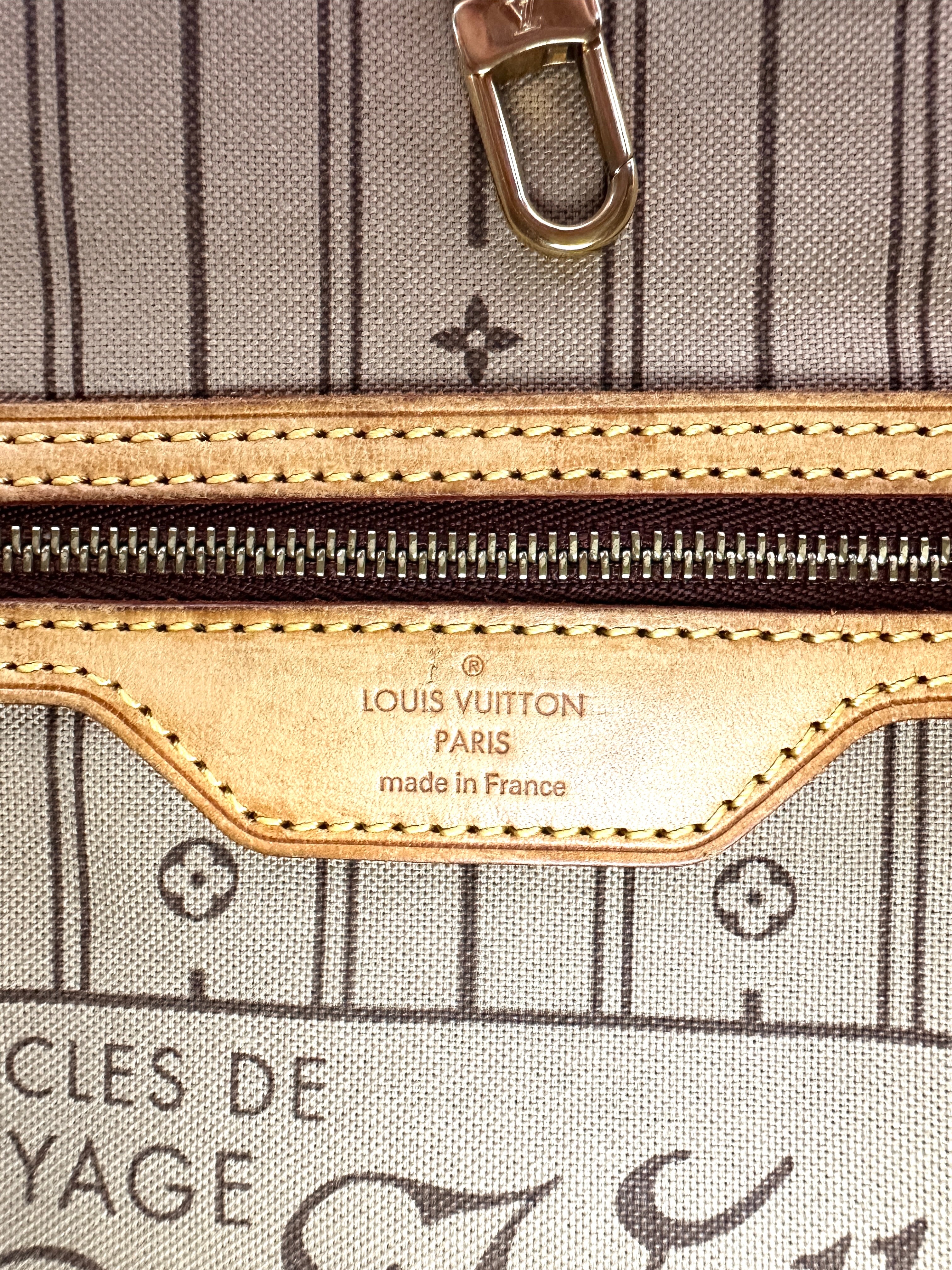 Louis Vuitton Neverfull Monogram Canvas Shoulder Bag LV2626