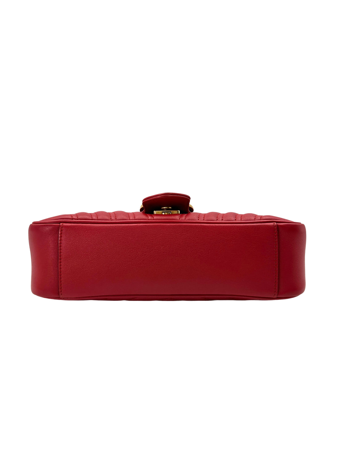 Gucci GG Marmont Red Matelasse Leather Flap Bag GG921