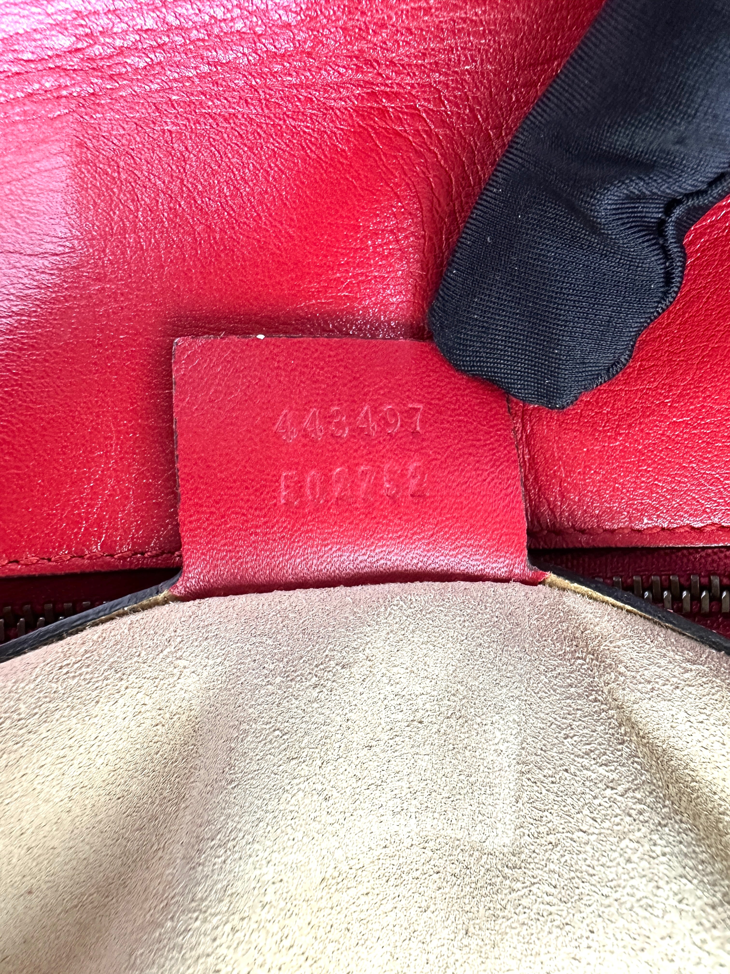 Gucci GG Marmont Red Matelasse Leather Flap Bag GG921