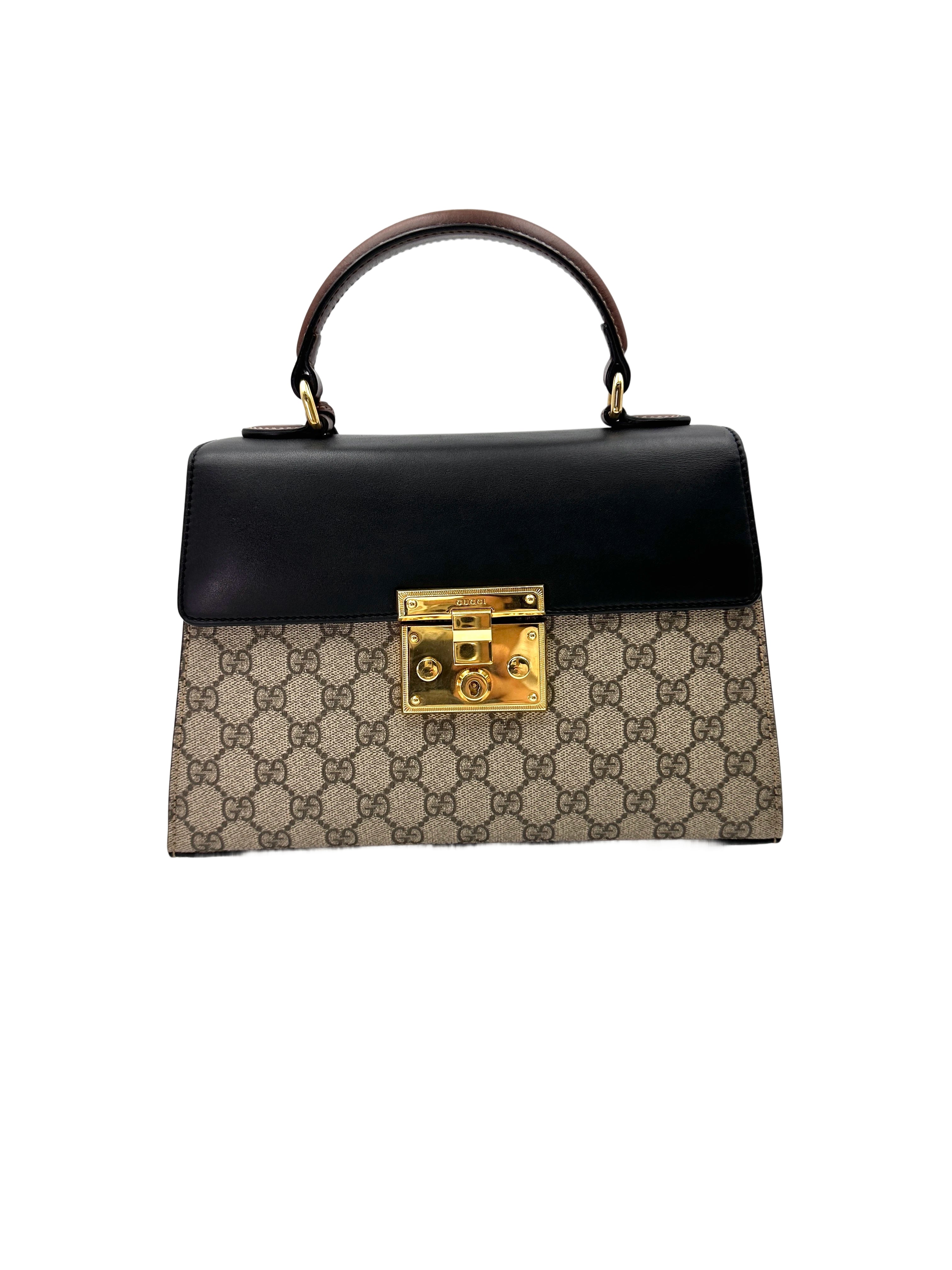 Gucci Padlock GG Supreme Top Handle Bag GG912