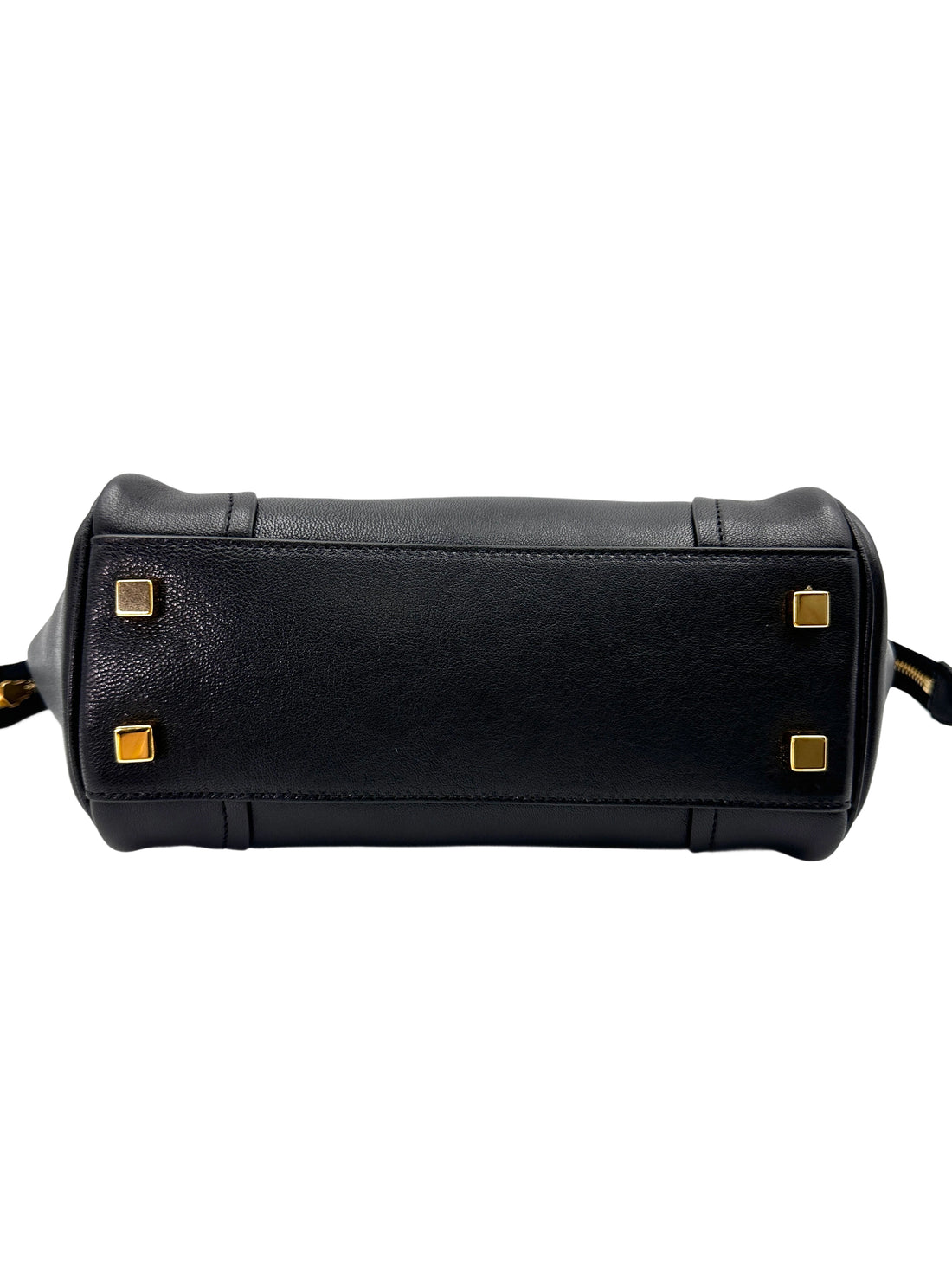 Celine Luggage Black Leather Handle Bag CE158